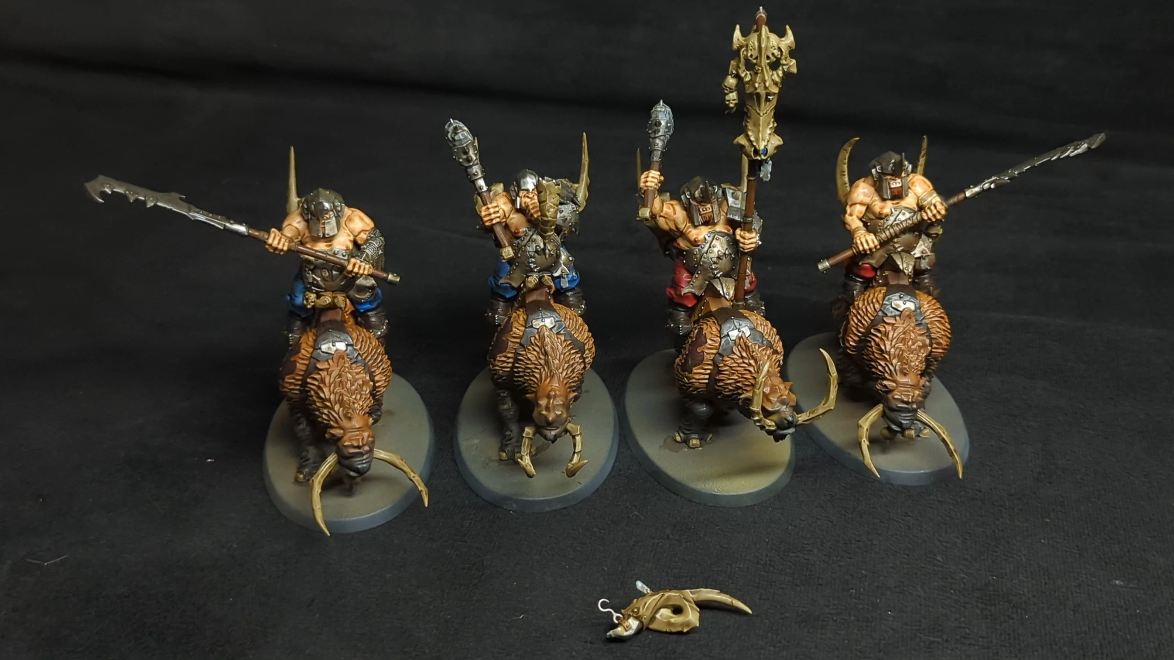 Age of Sigmar Ogor Mawtribes Mournfang Pack x4