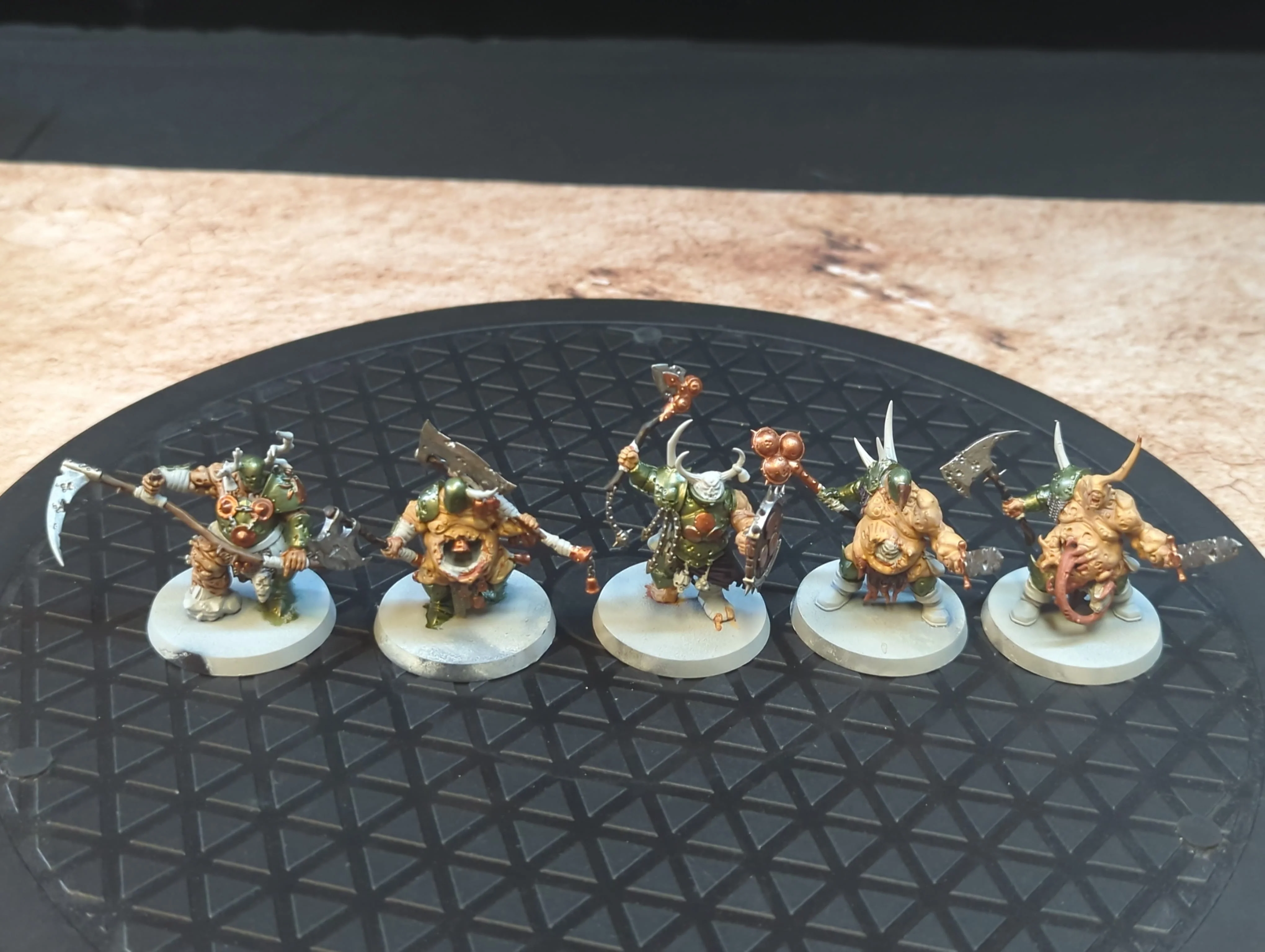 Age of Sigmar Maggotkin of Nurgle Putrid Blightkings x5