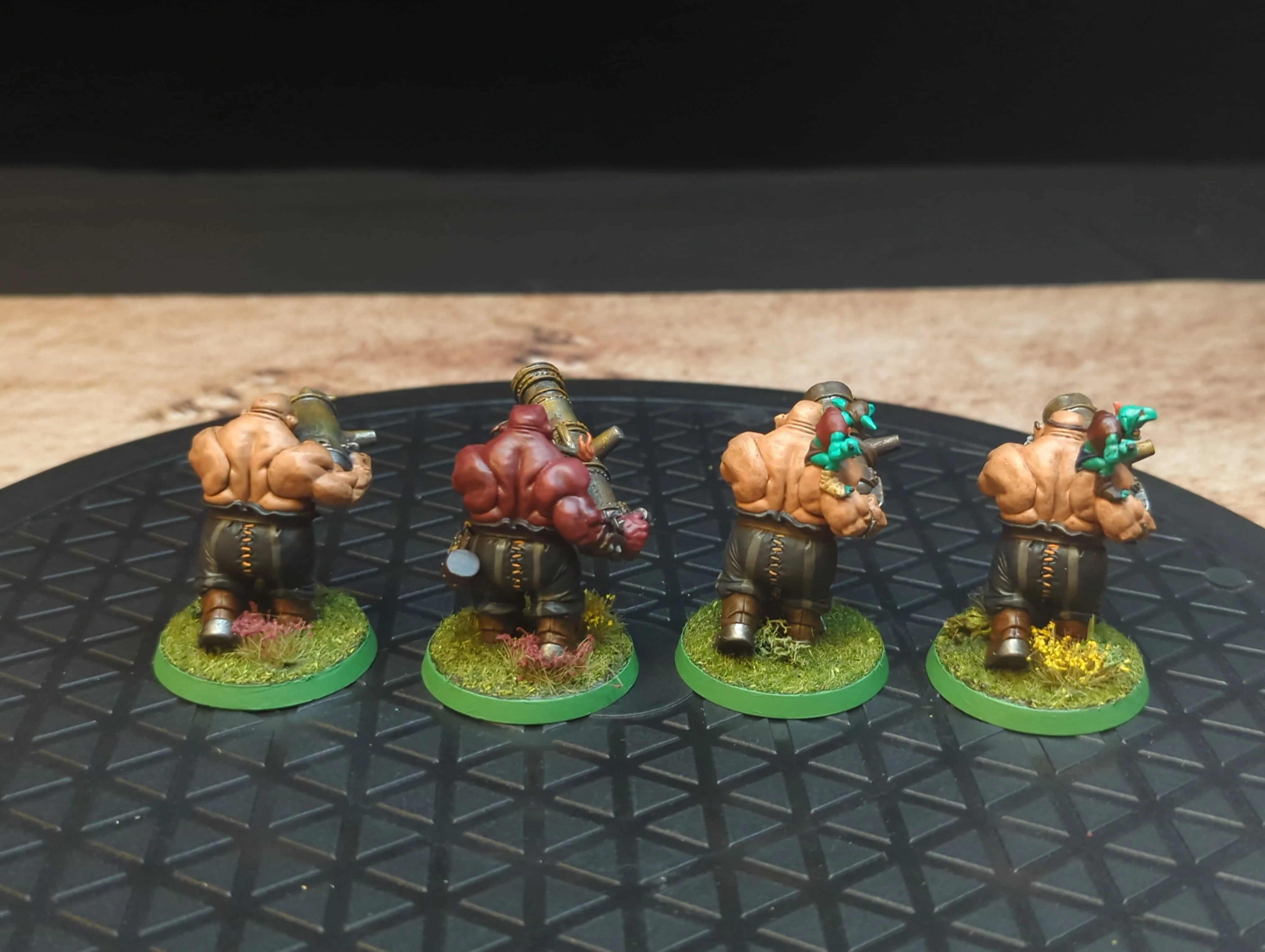 Age of Sigmar Ogor Mawtribes Leadbelchers x4 Painted - Image 2