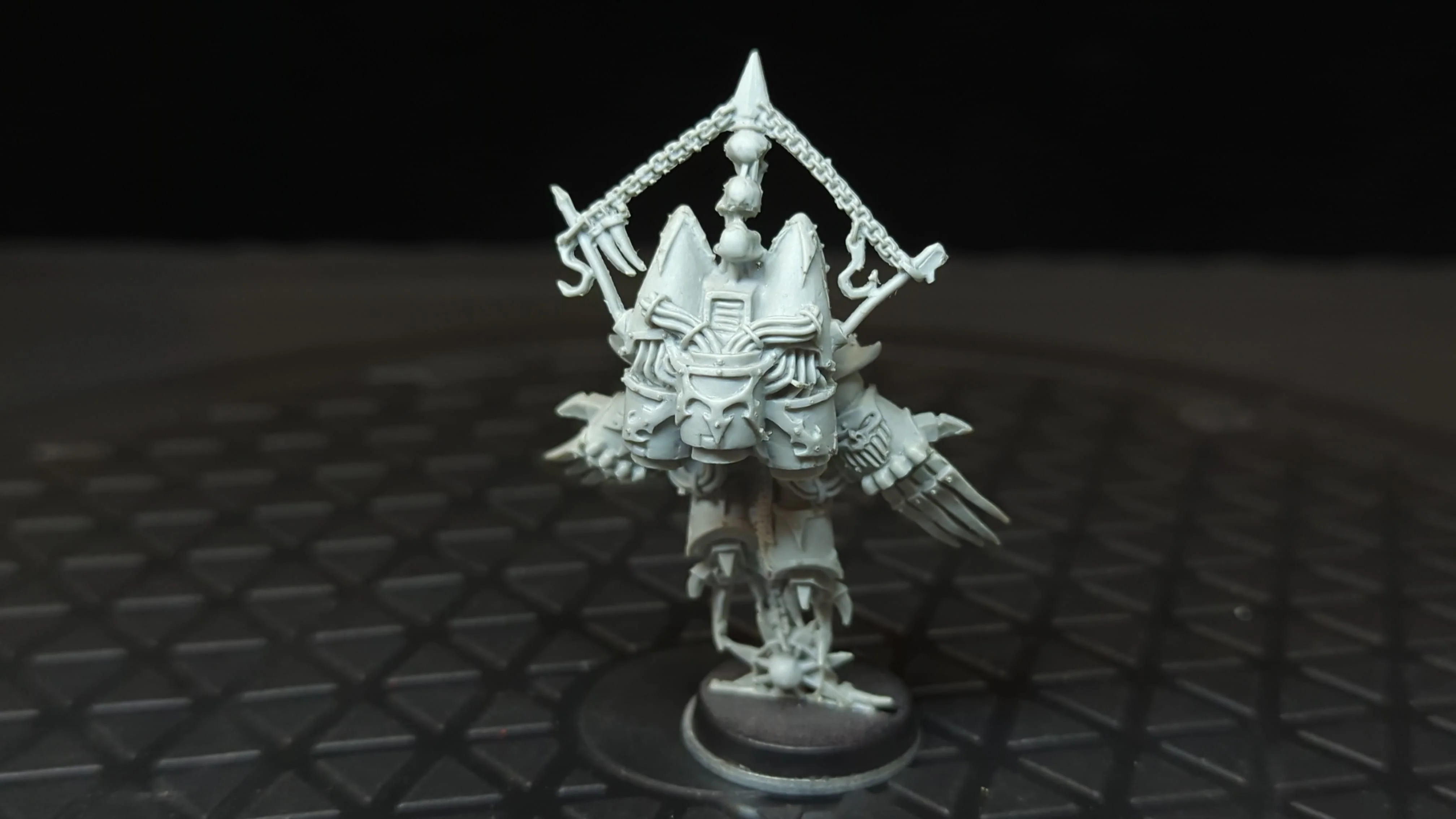 Warhammer 40k Chaos Space Marines Chaos Lord with Jump Pack (oop resin) x1 - Image 2