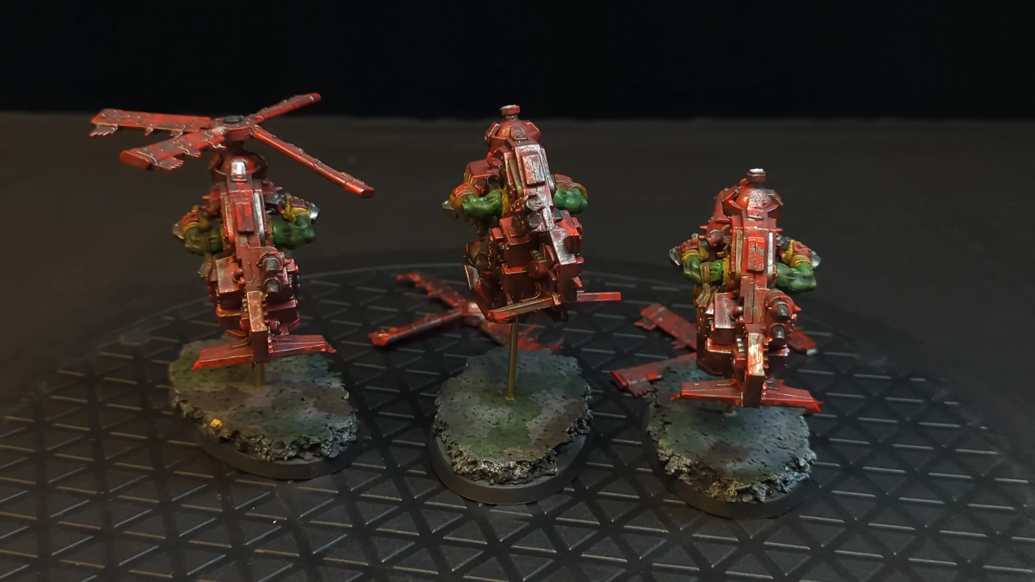 Warhammer 40k Orks Deffkoptas x3 Painted - Image 2