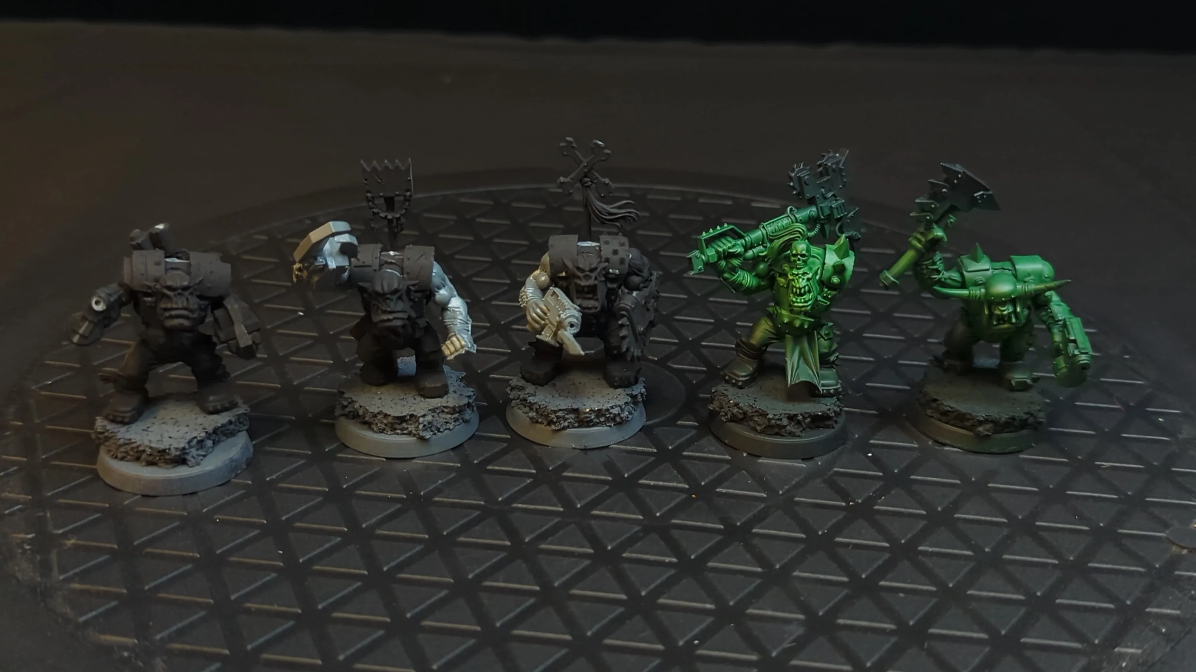 Warhammer 40k Orks Nobz x5