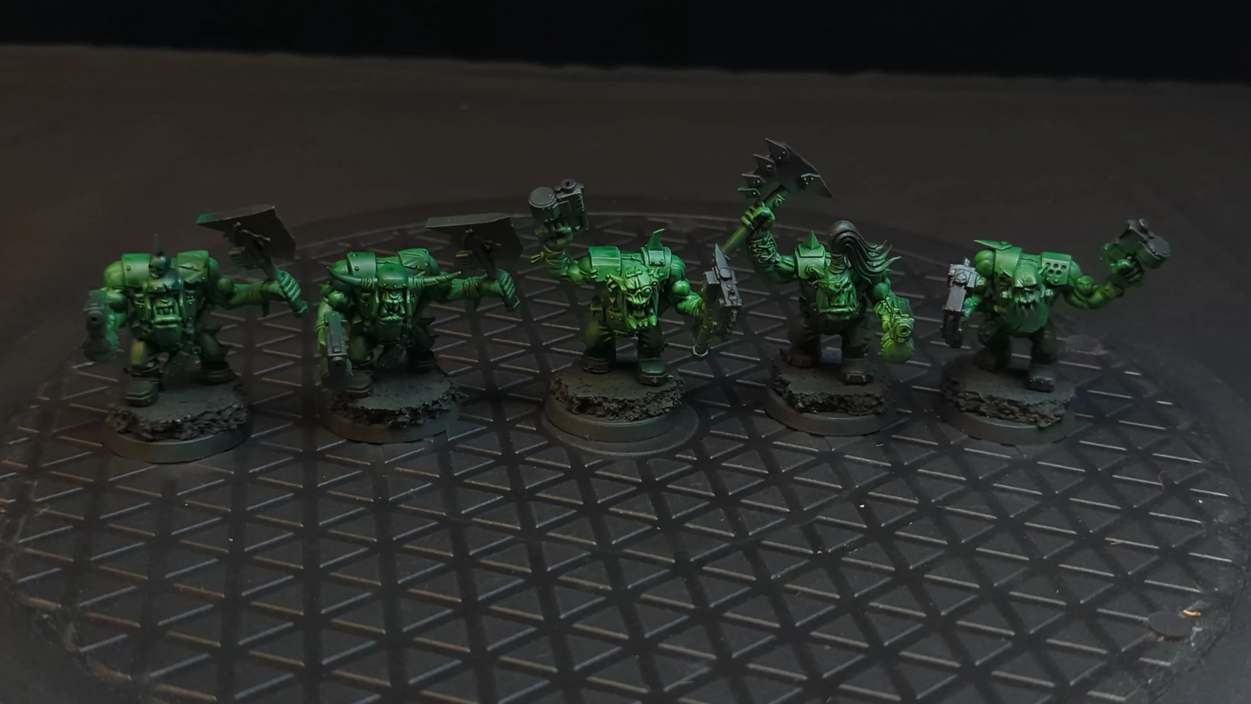 Warhammer 40k Orks Nobz x5
