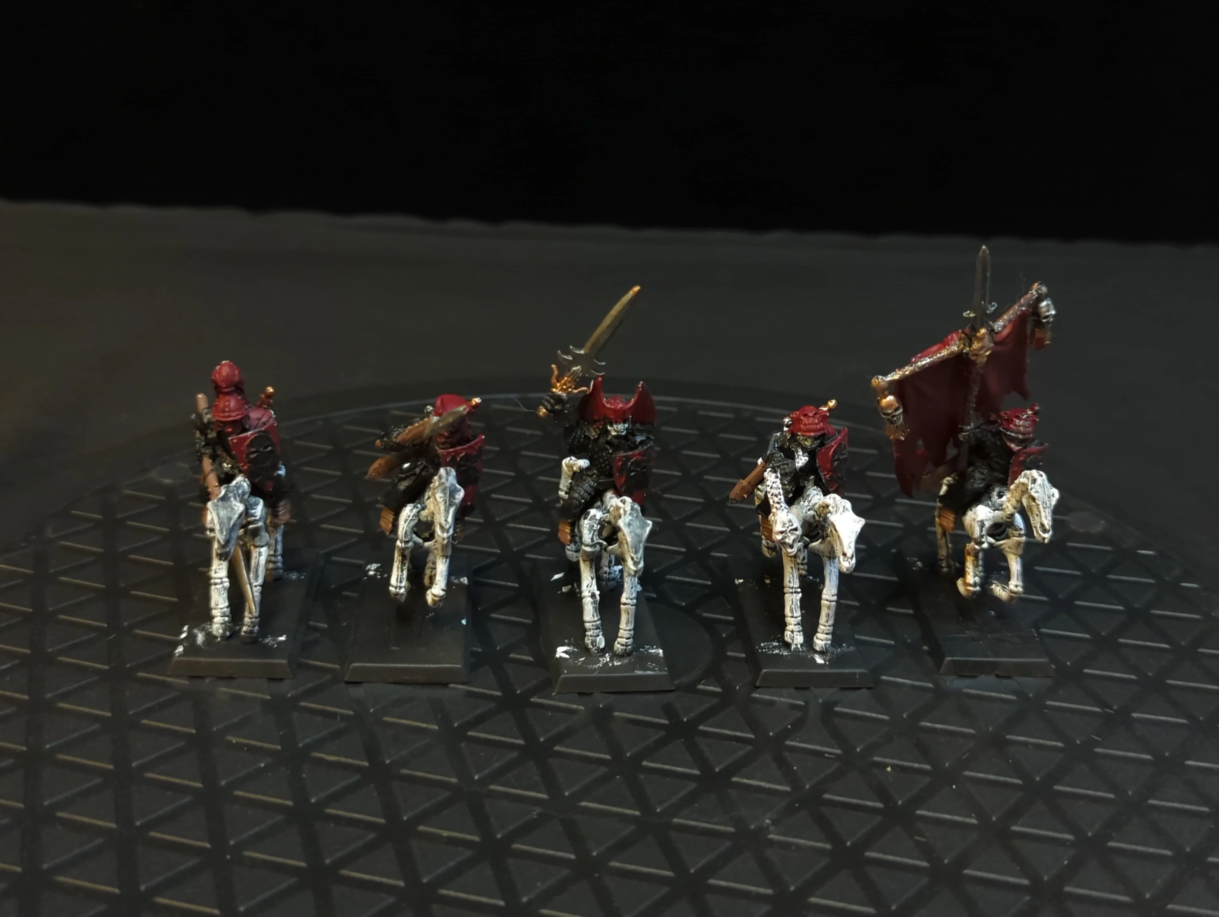 The Old World Vampire Counts : Black Knights (OOP Metal) x5