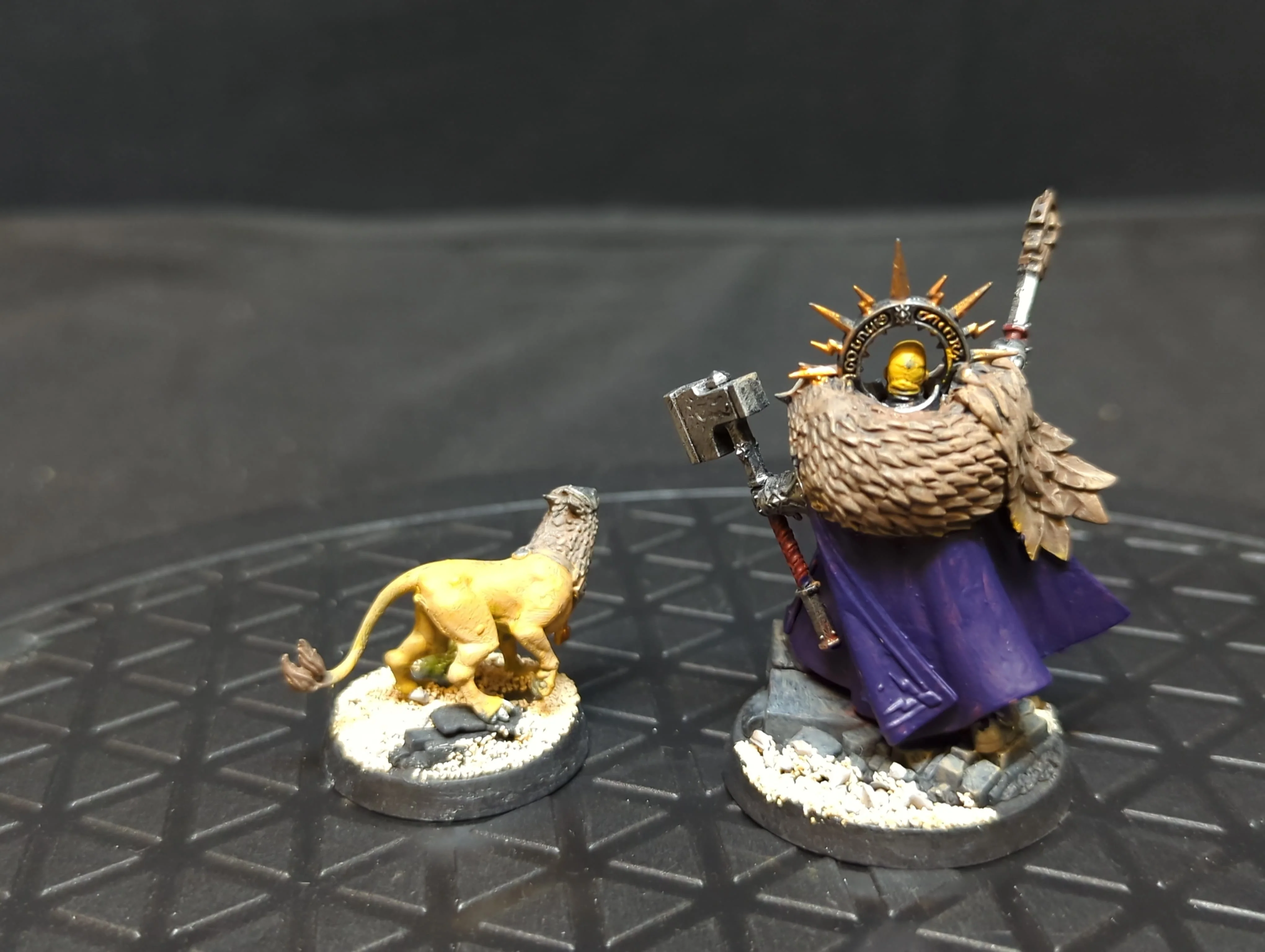 Age of Sigmar Stormcast Eternals Lord Imperatant with Gryph-Hound x2 Painted - Image 2
