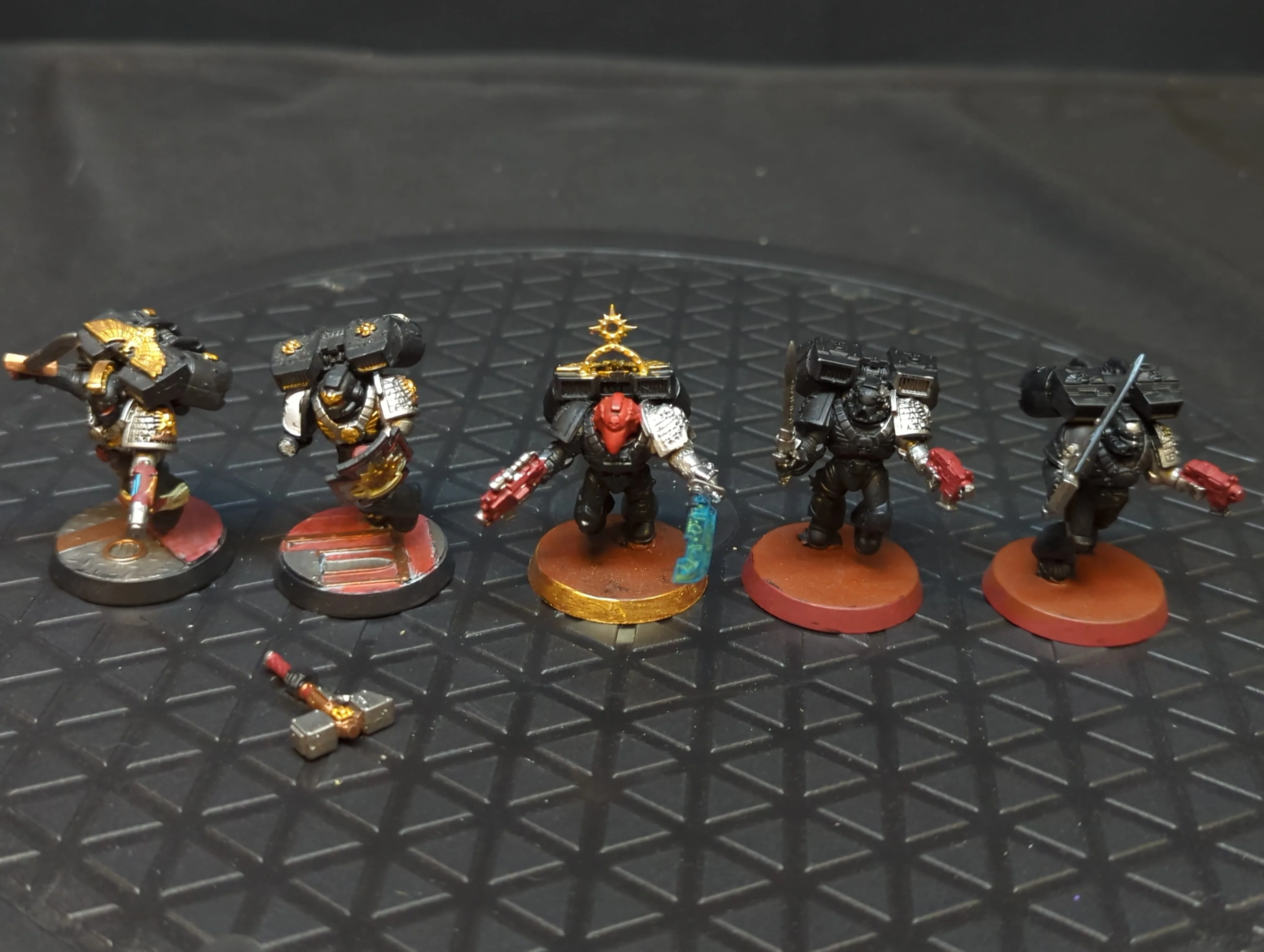 Warhammer 40k Space Marine Assault Squad x5