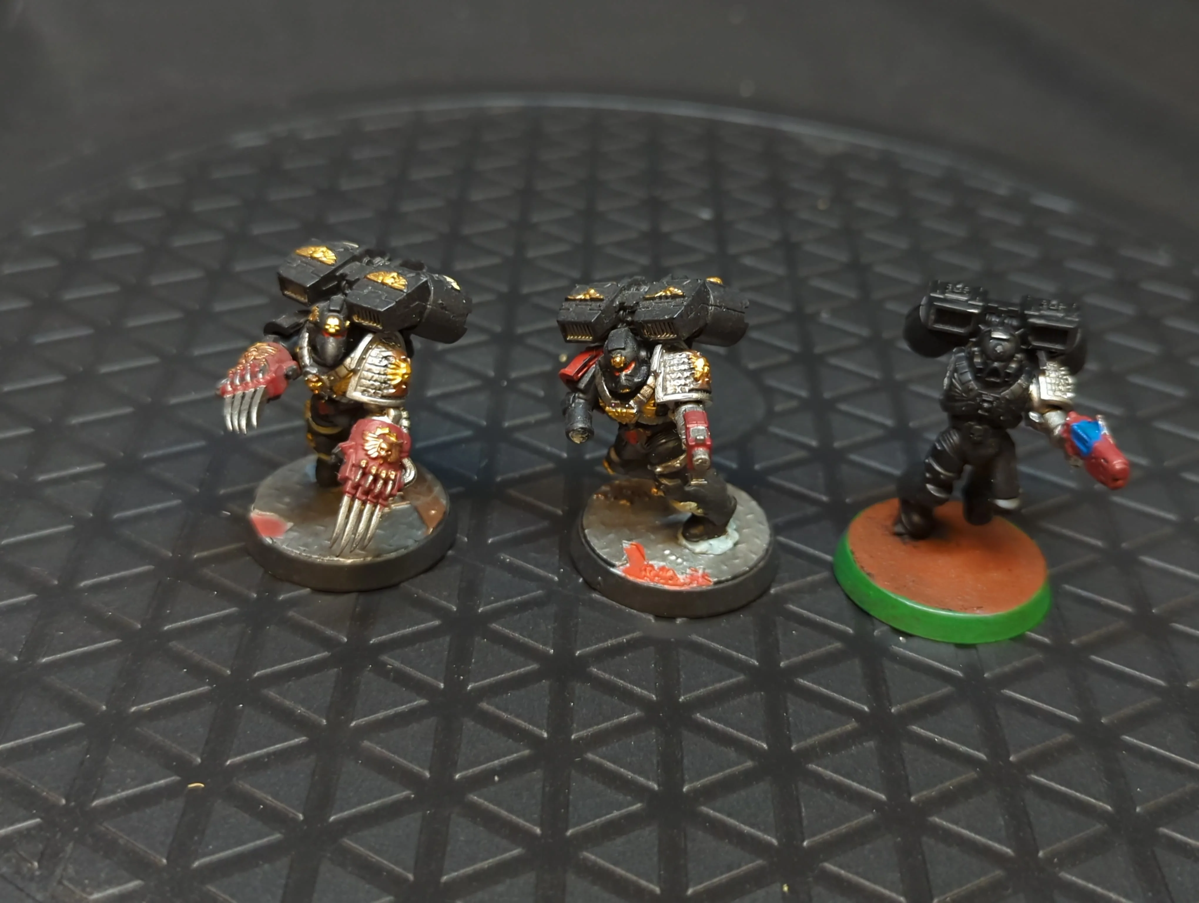 Warhammer 40k Space Marine Assault Squad x3