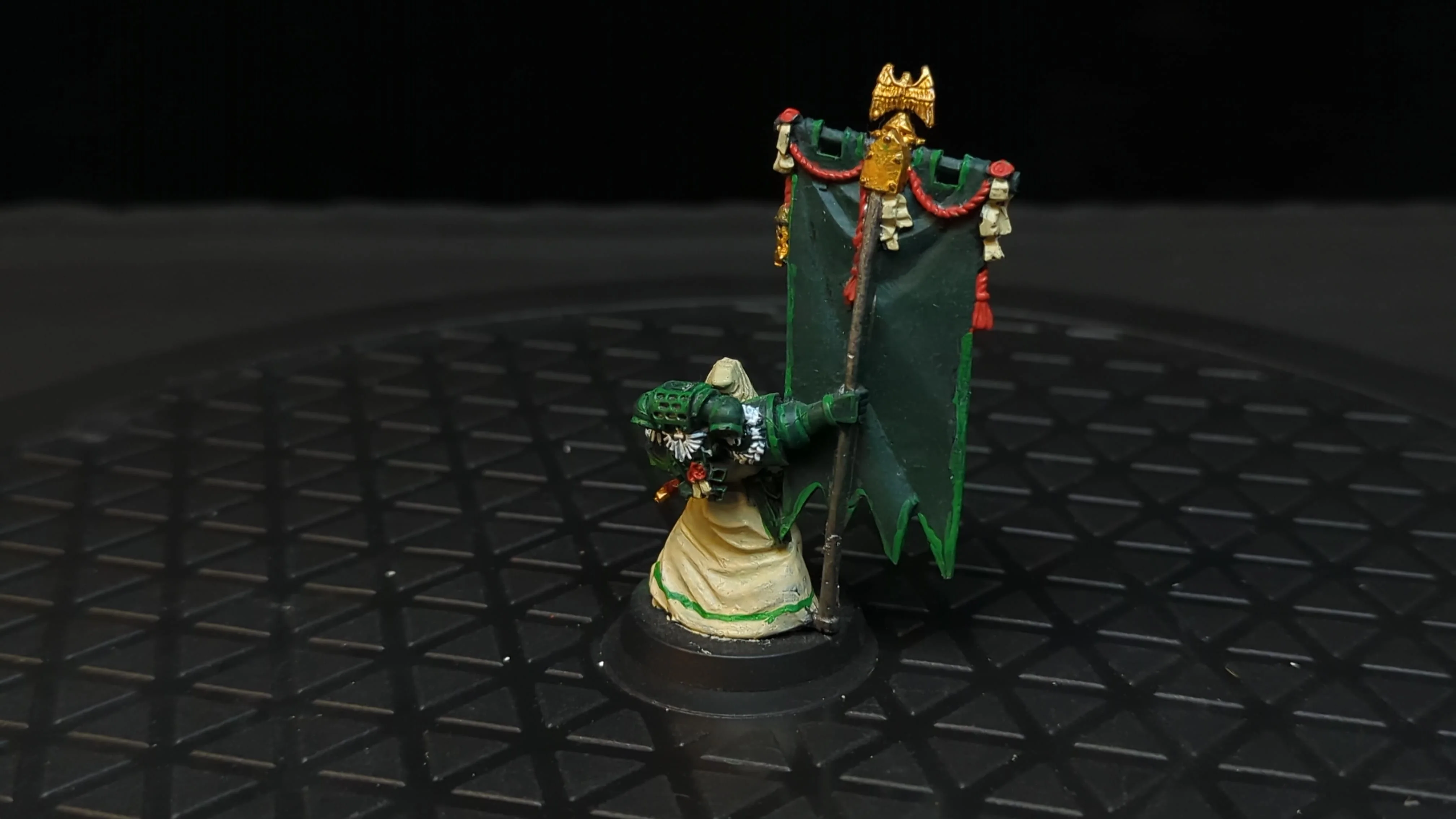 Warhammer 40k Space Marines Standard Bearer (OOP) x1 OOP Painted - Image 3
