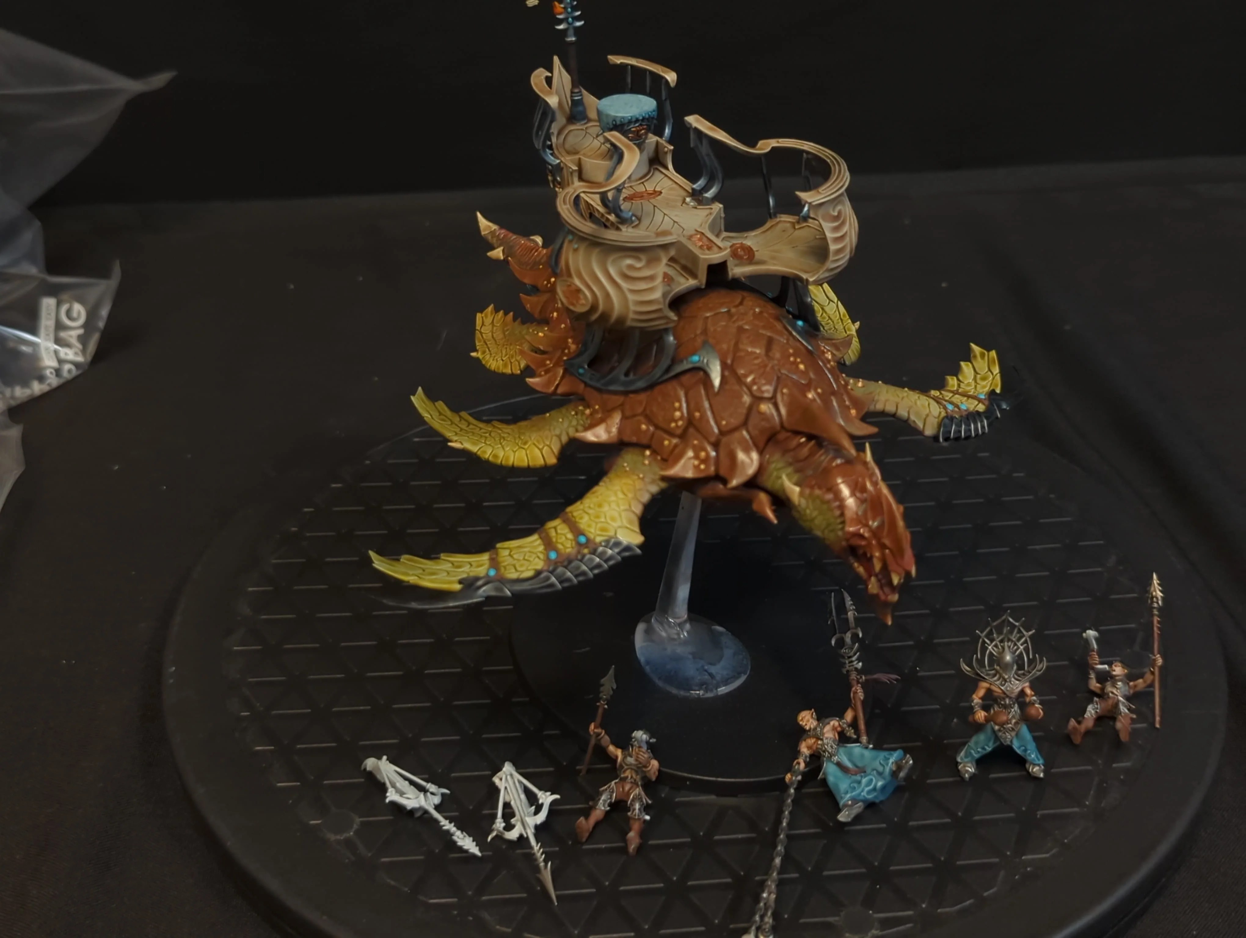 Age of Sigmar Idoneth Deepkin Akhelian Leviadon x1 Painted