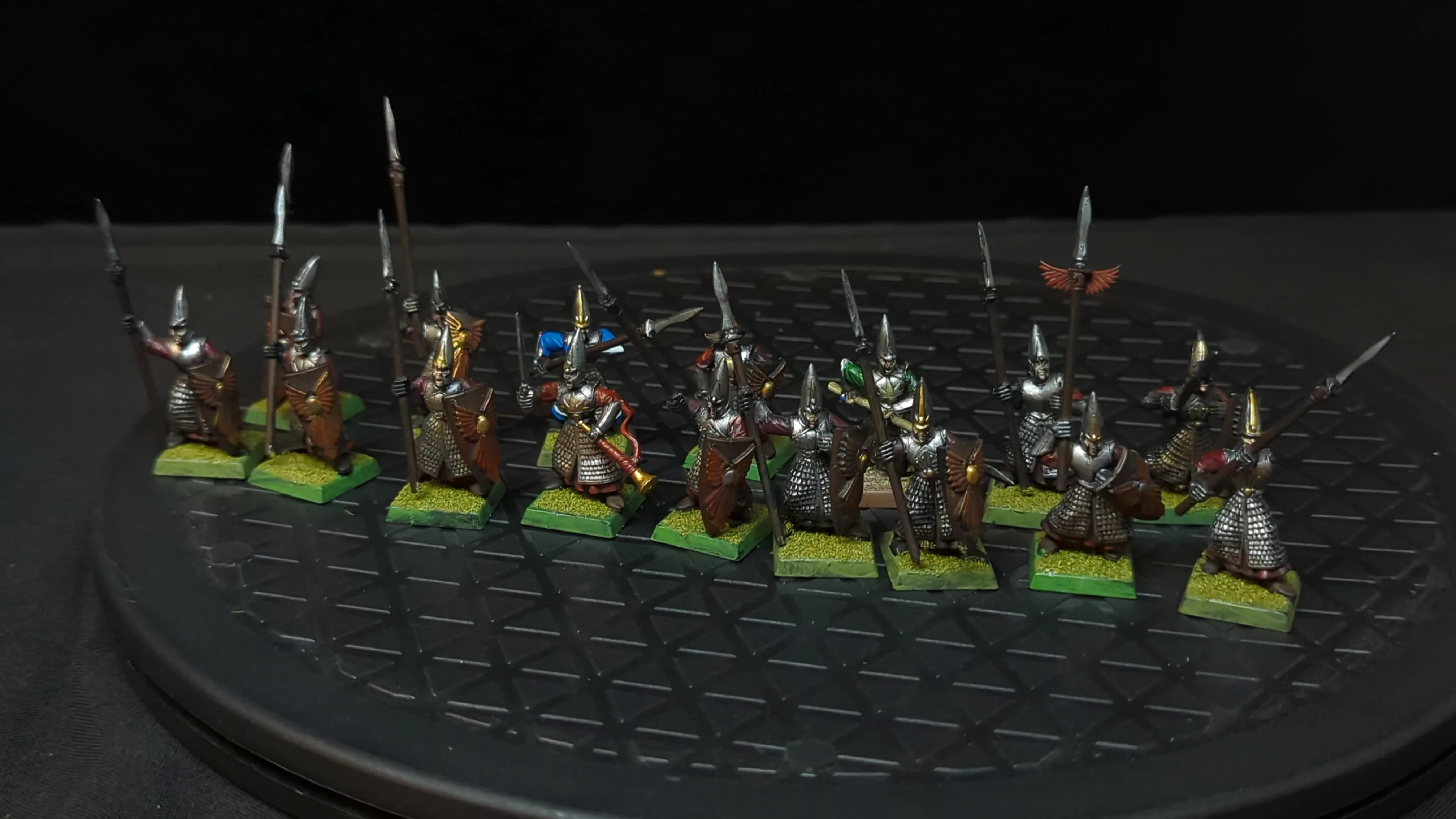 The Old World High Elf Realms Elven Spearmen x16 Painted