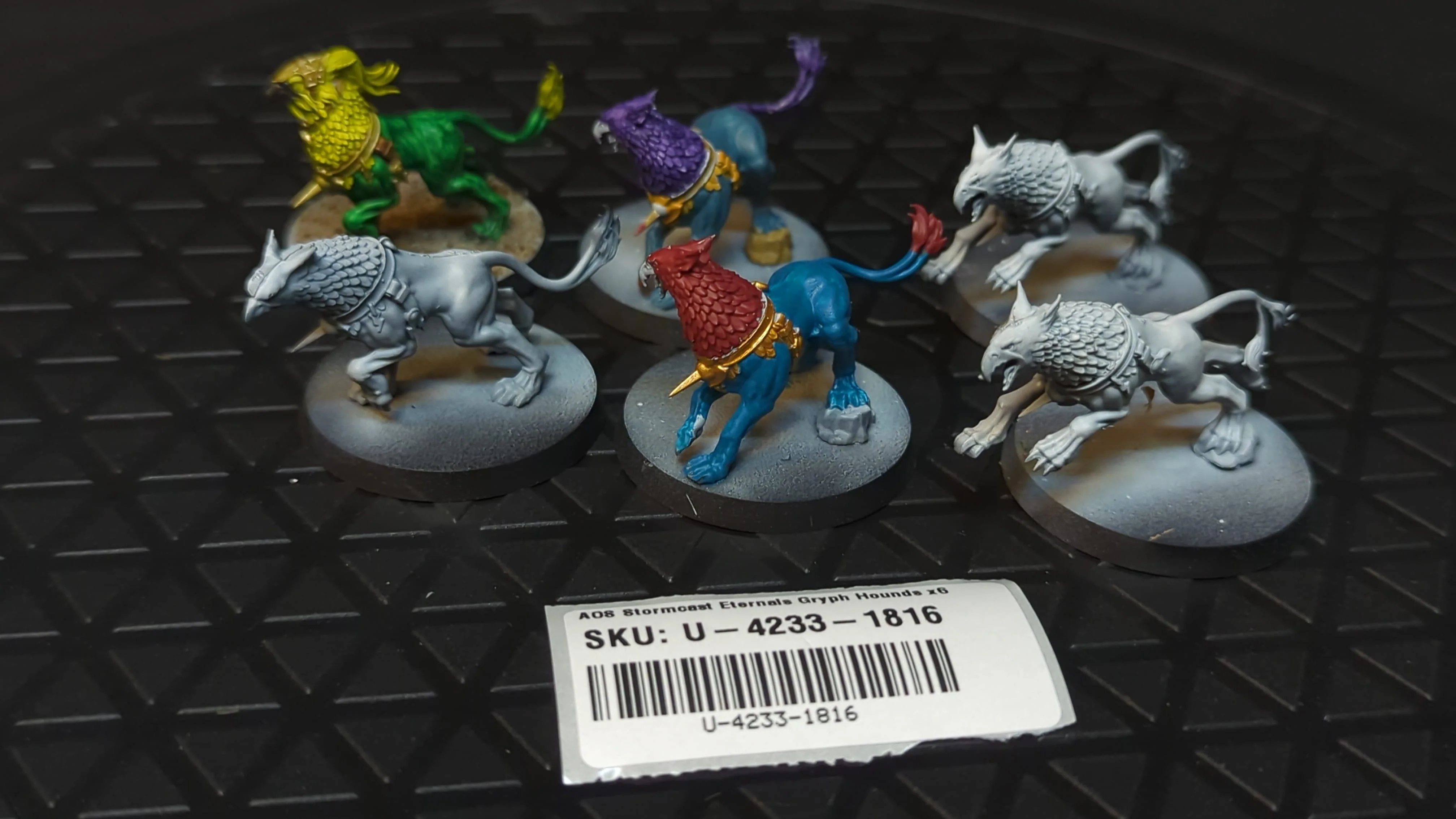 Age of Sigmar Stormcast Eternals Gryph Hounds x6