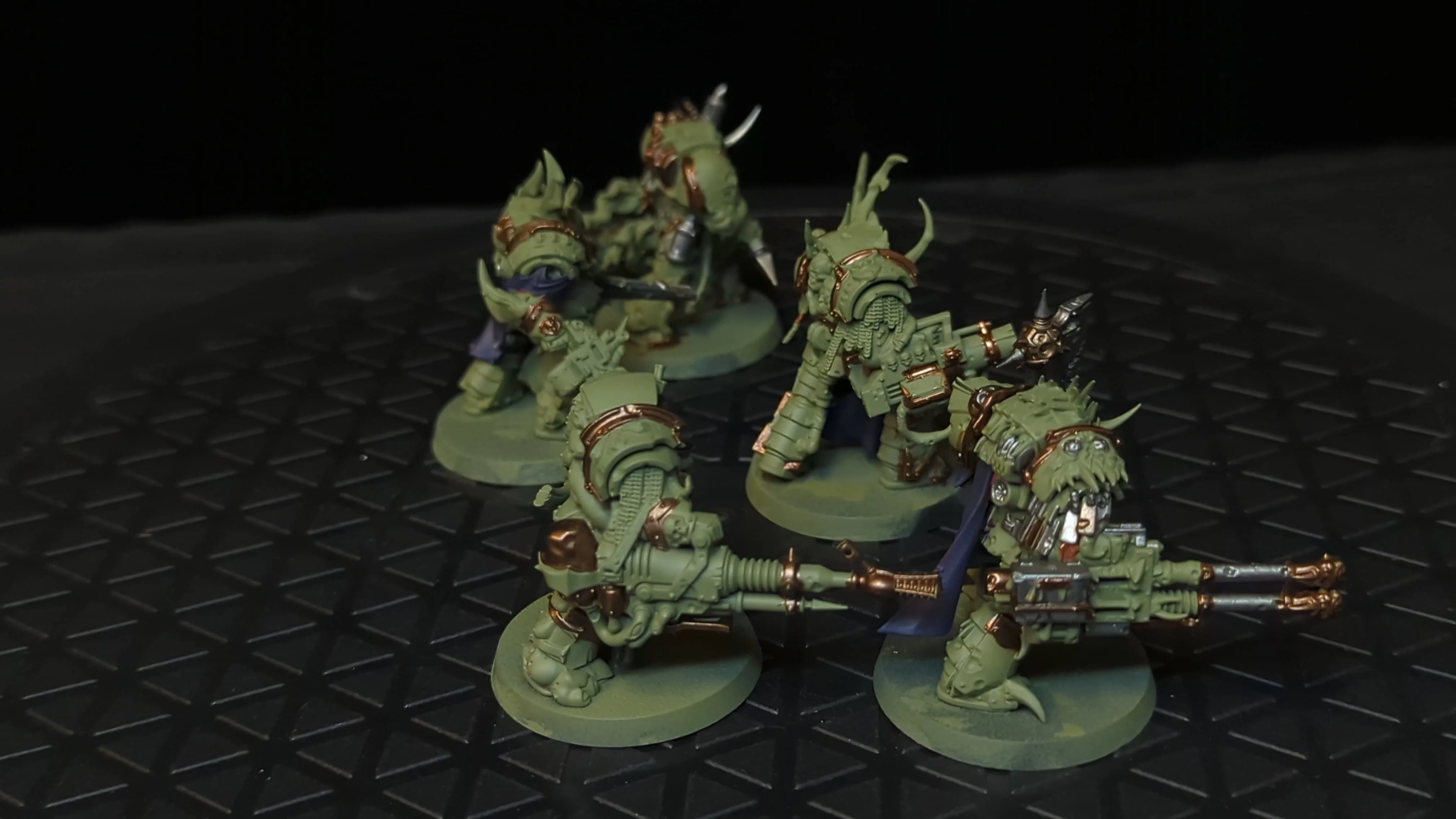Warhammer Death Guard Blightlord Terminators x5 - Image 4