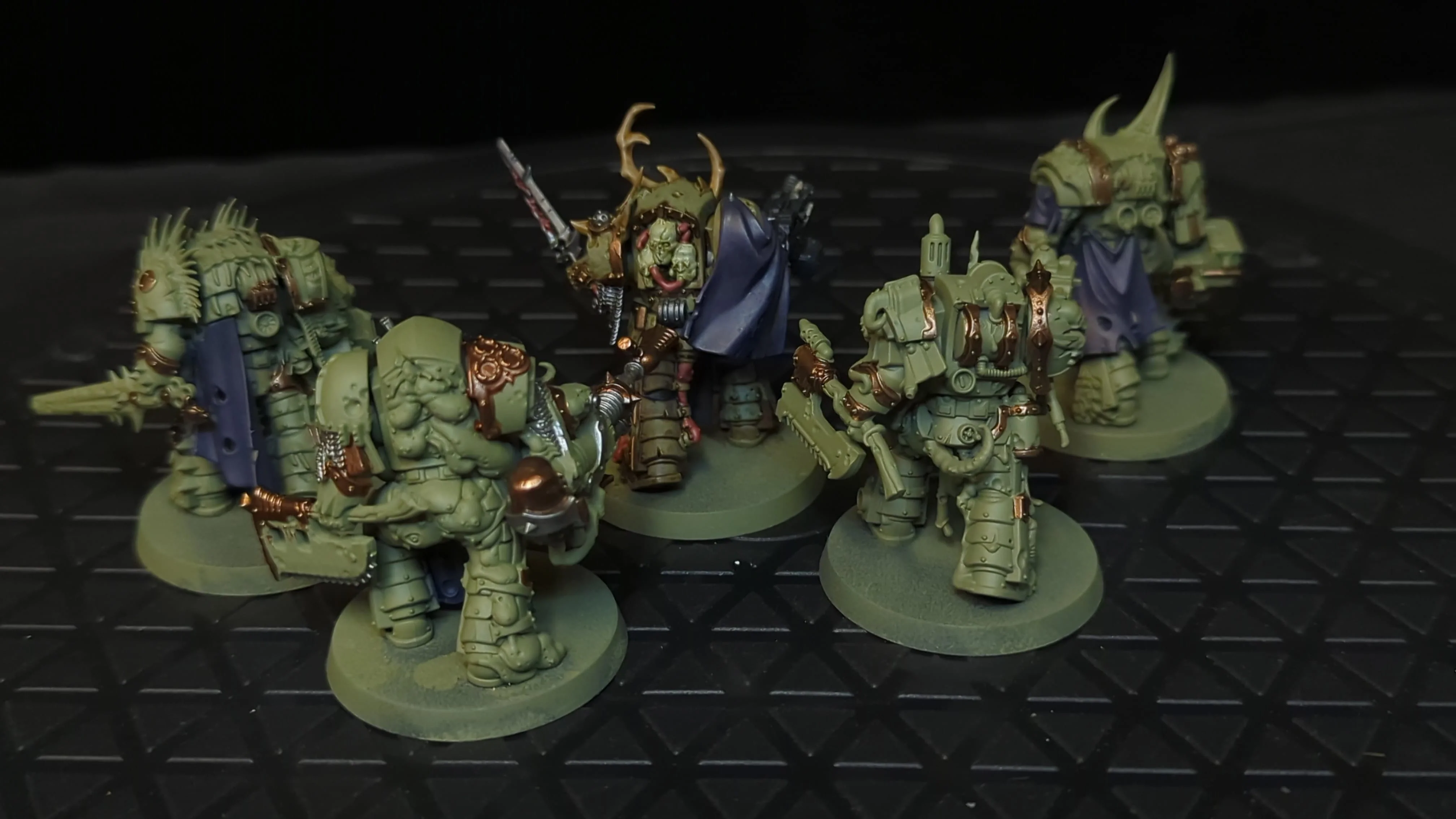 Warhammer Death Guard Blightlord Terminators x5 - Image 3