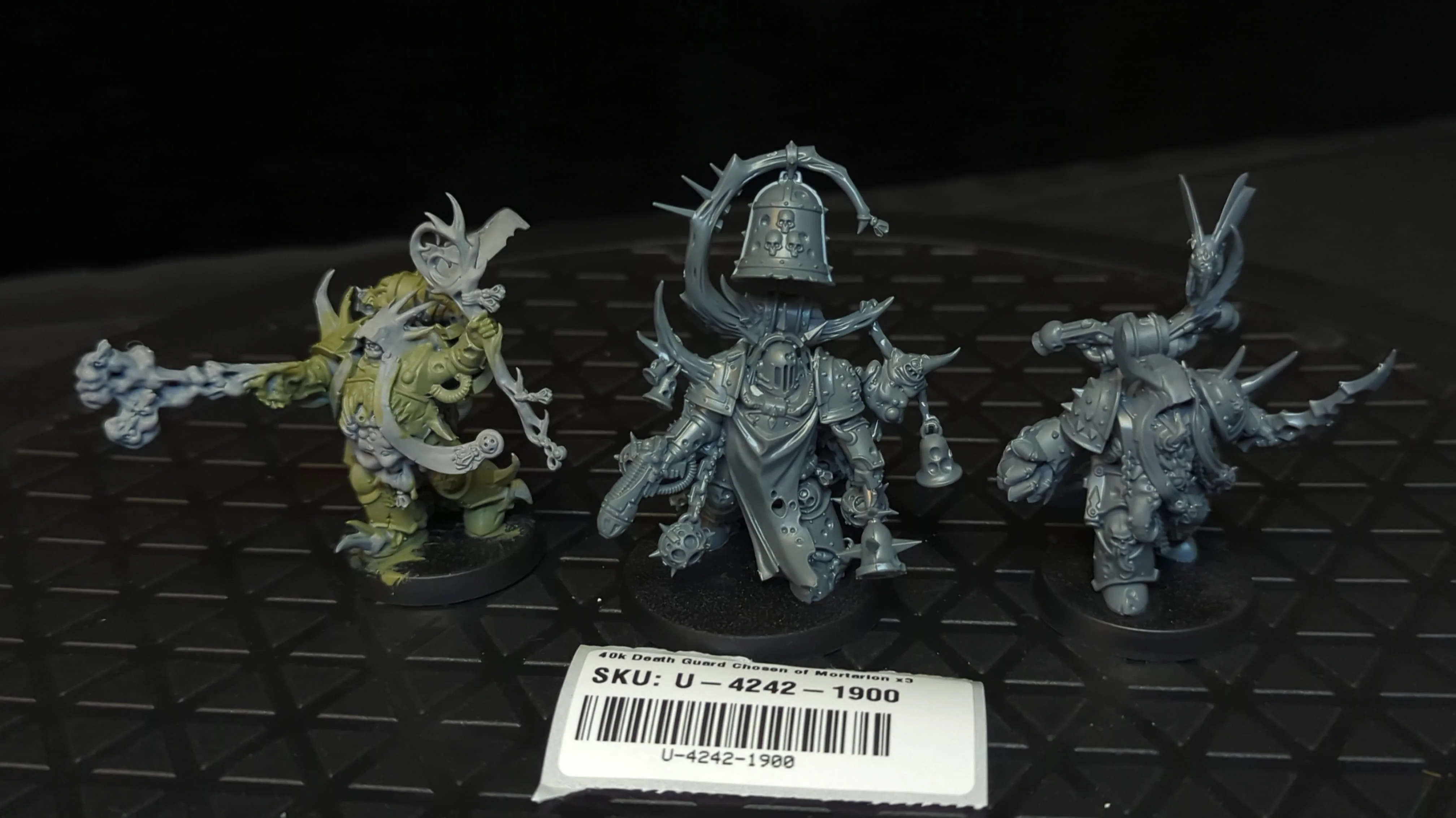 Warhammer 40k Death Guard Chosen of Mortarion x3