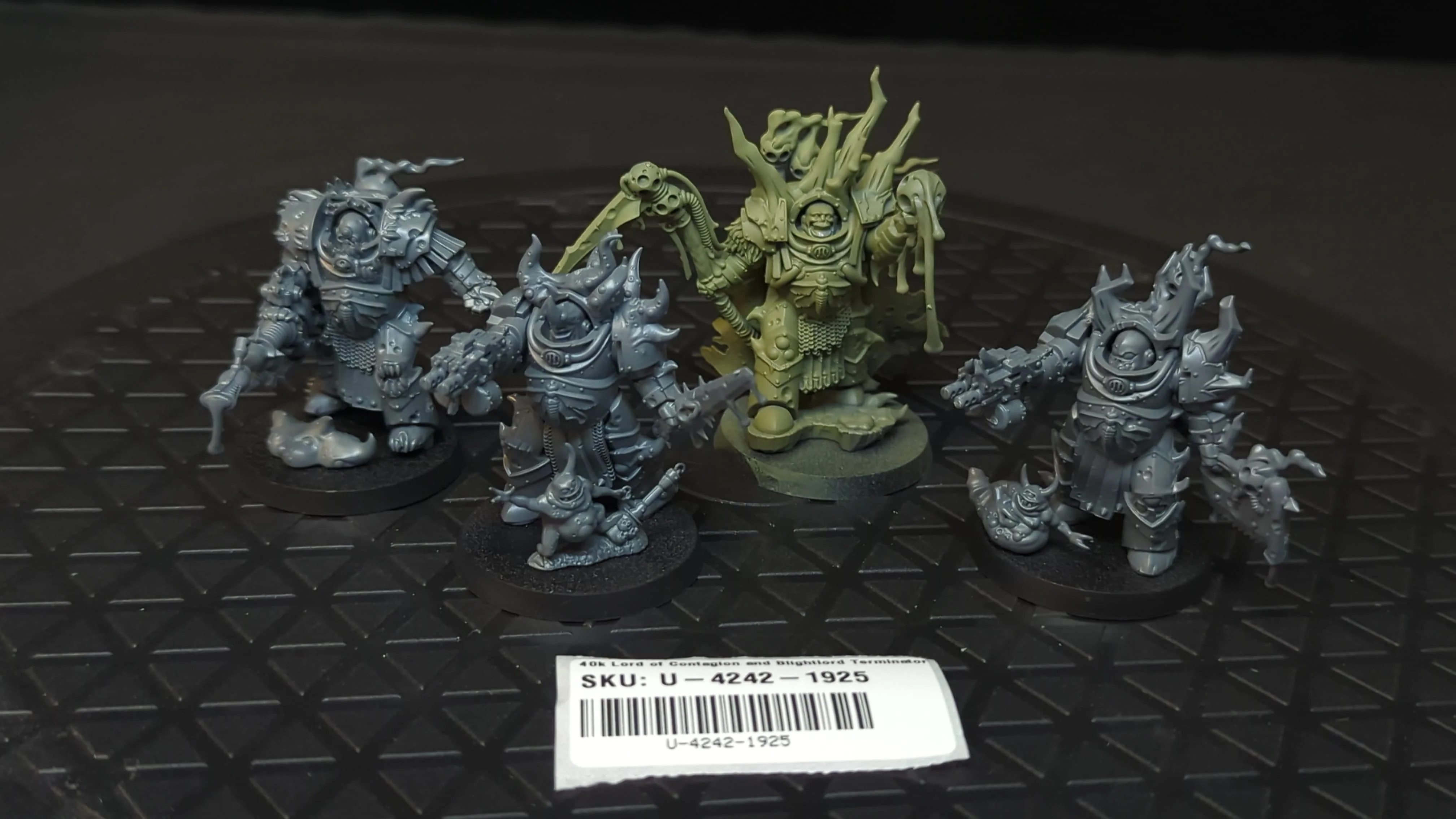 Warhammer 40k Lord of Contagion and Blightlord Terminators x4