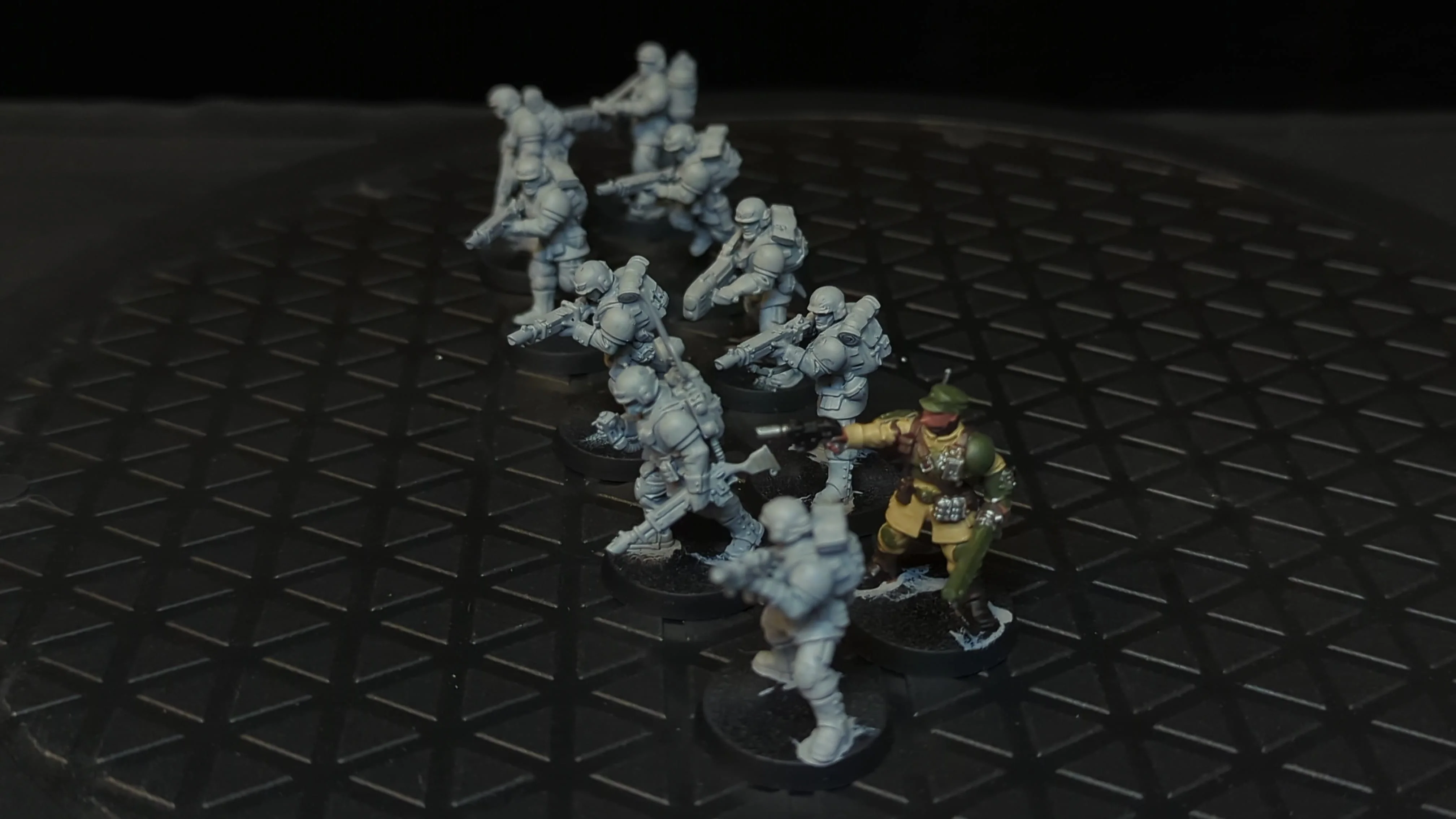Warhammer 40k Astra Militarum Cadian Shock Troops x10 - Image 2