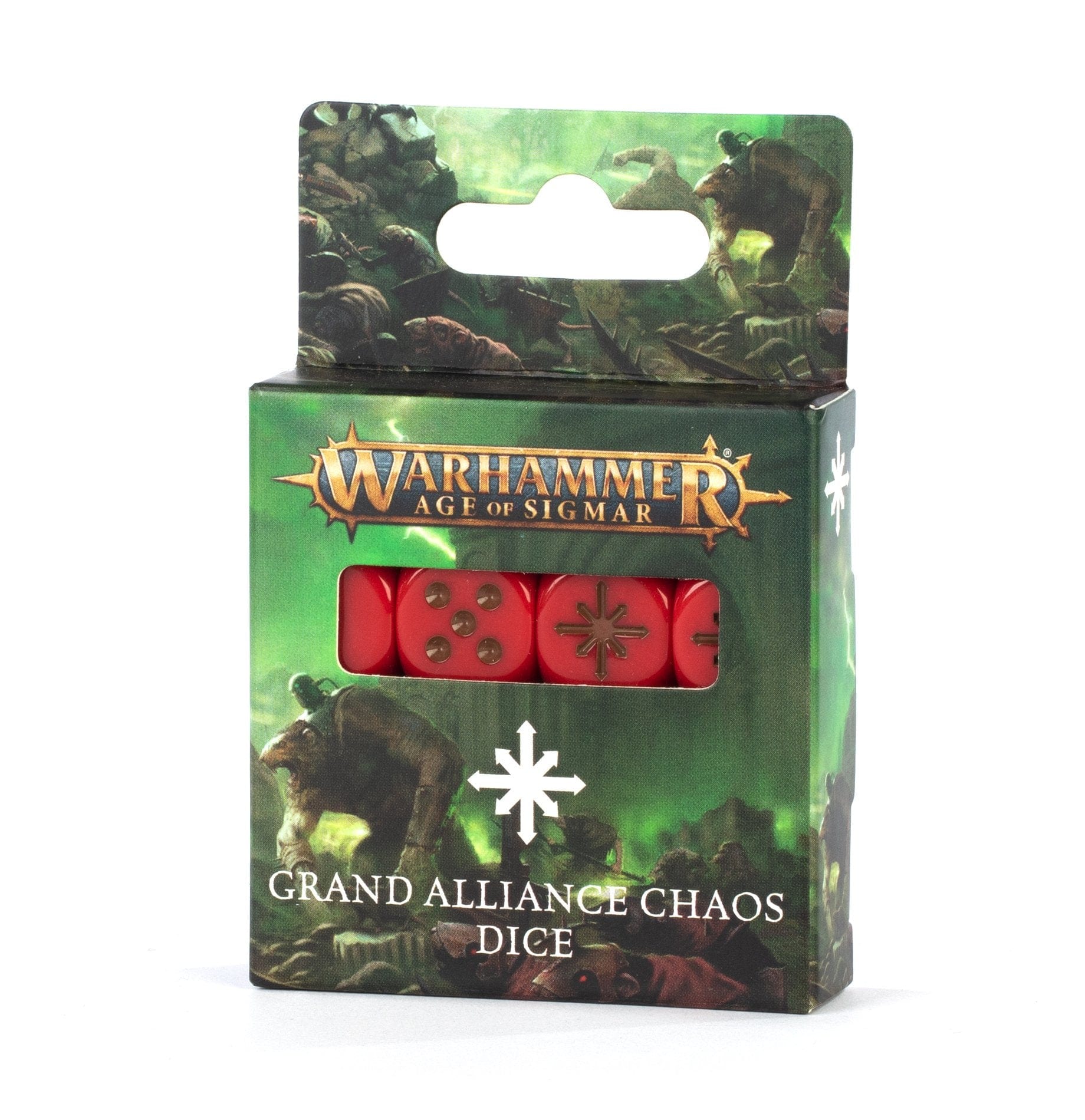 Age of Sigmar Grand Alliance Chaos dice set