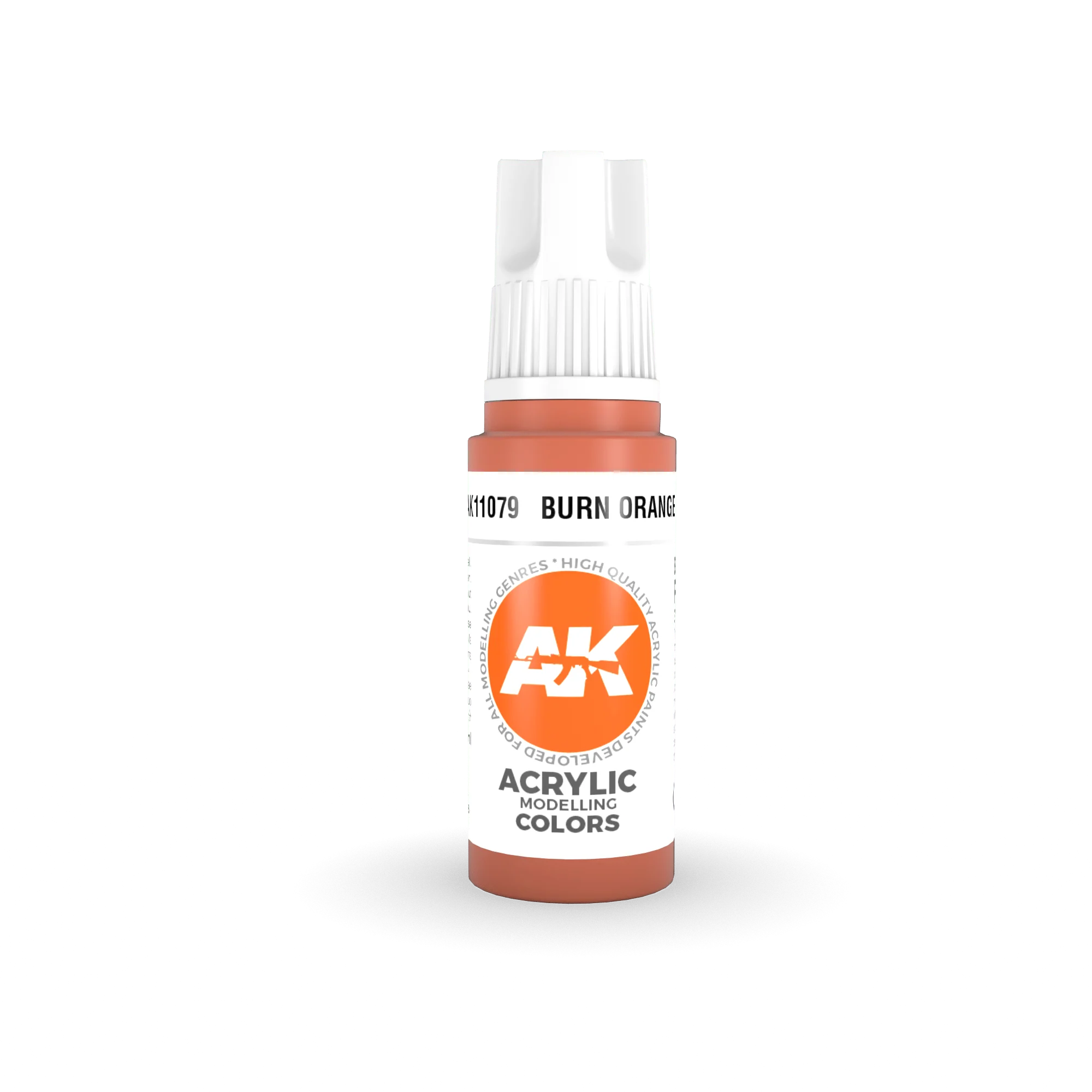 AK Interactive 3rd Gen Acrylics 17ml - Burn Orange