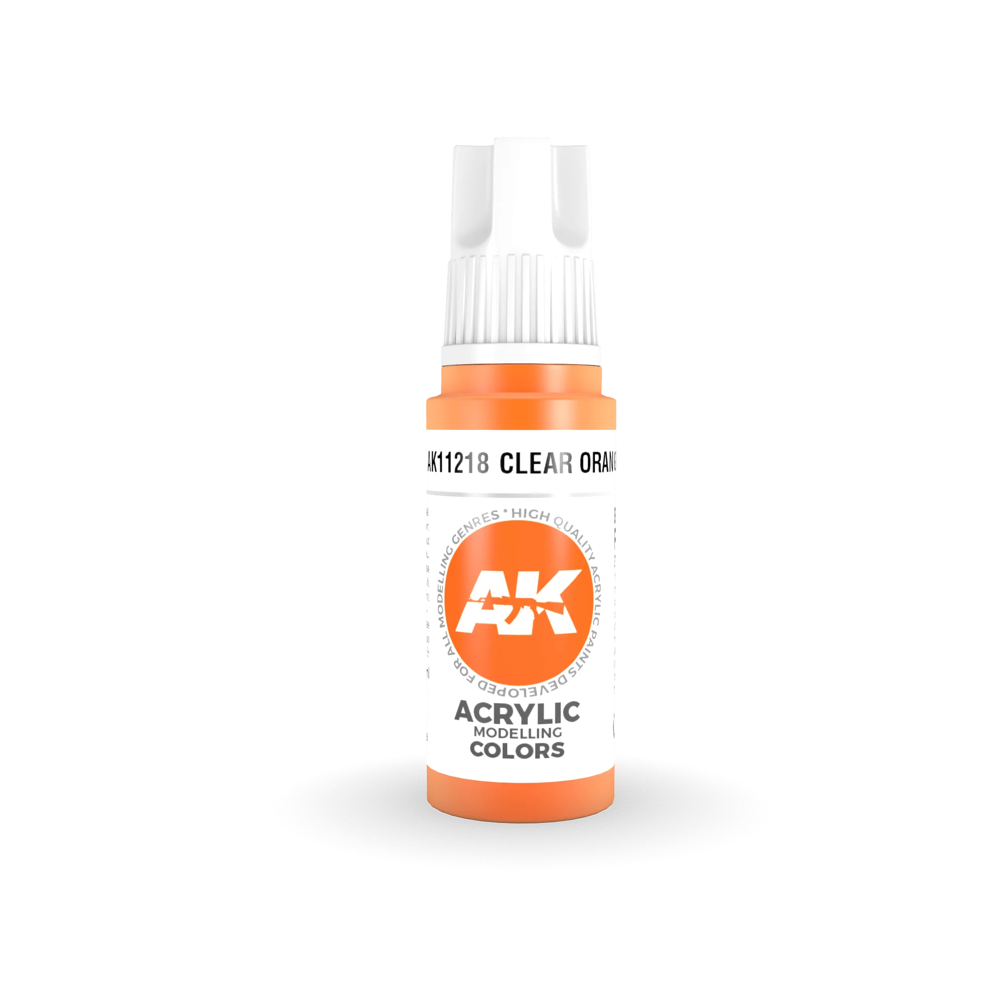 AK Interactive 3rd Gen Acrylics 17ml - Clear Orange