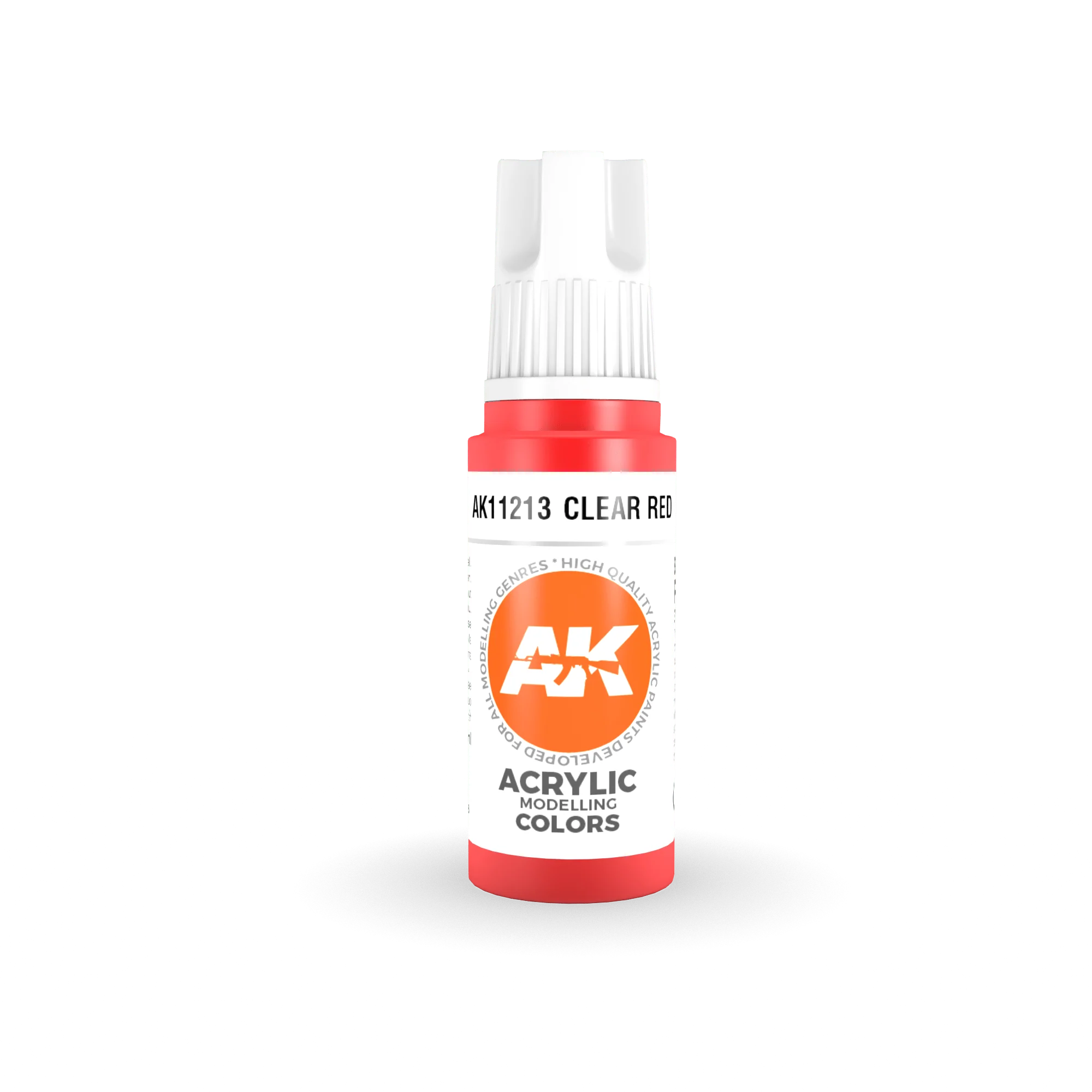 AK Interactive 3rd Gen Acrylics 17ml - Clear Red
