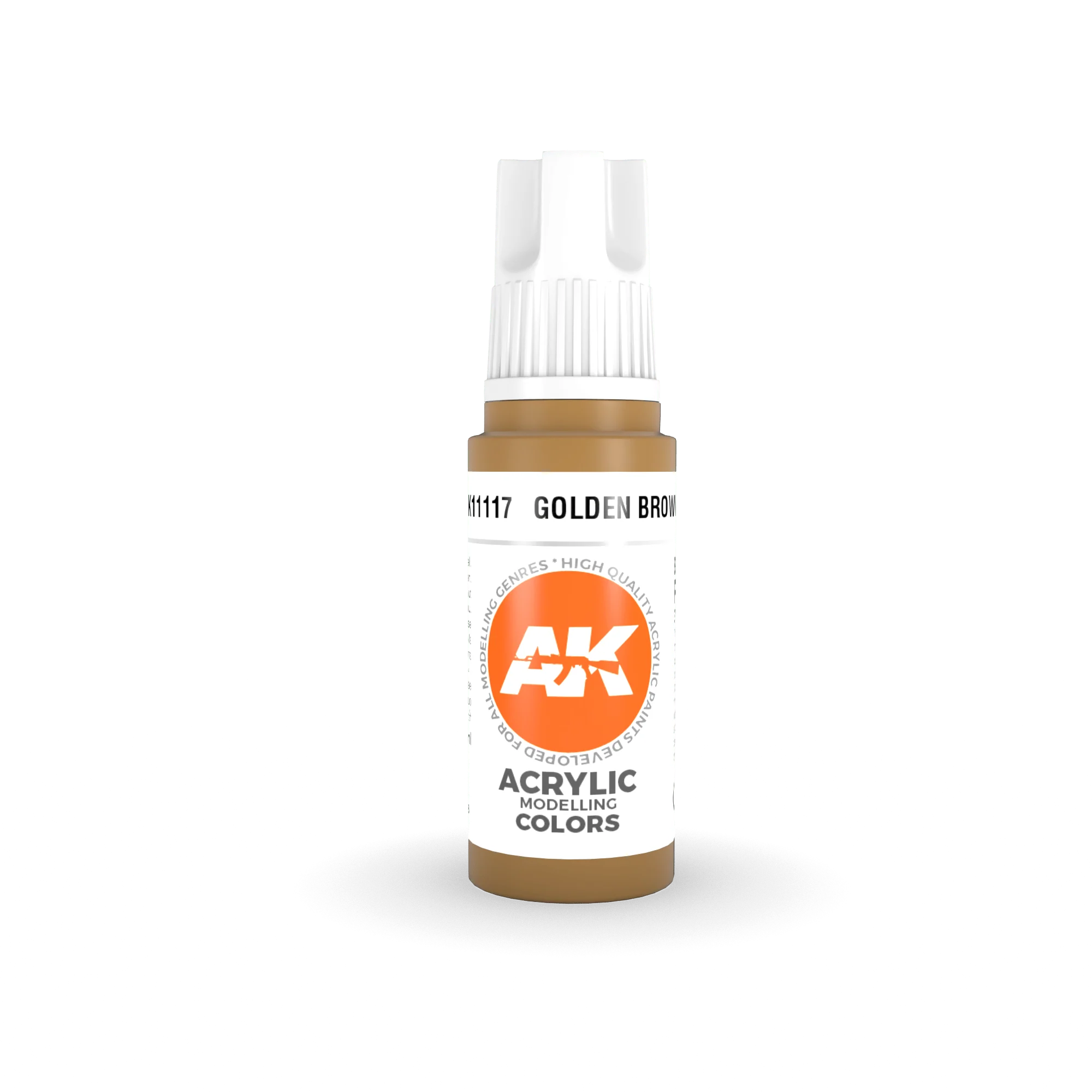 AK Interactive 3rd Gen Acrylics 17ml - Golden Brown