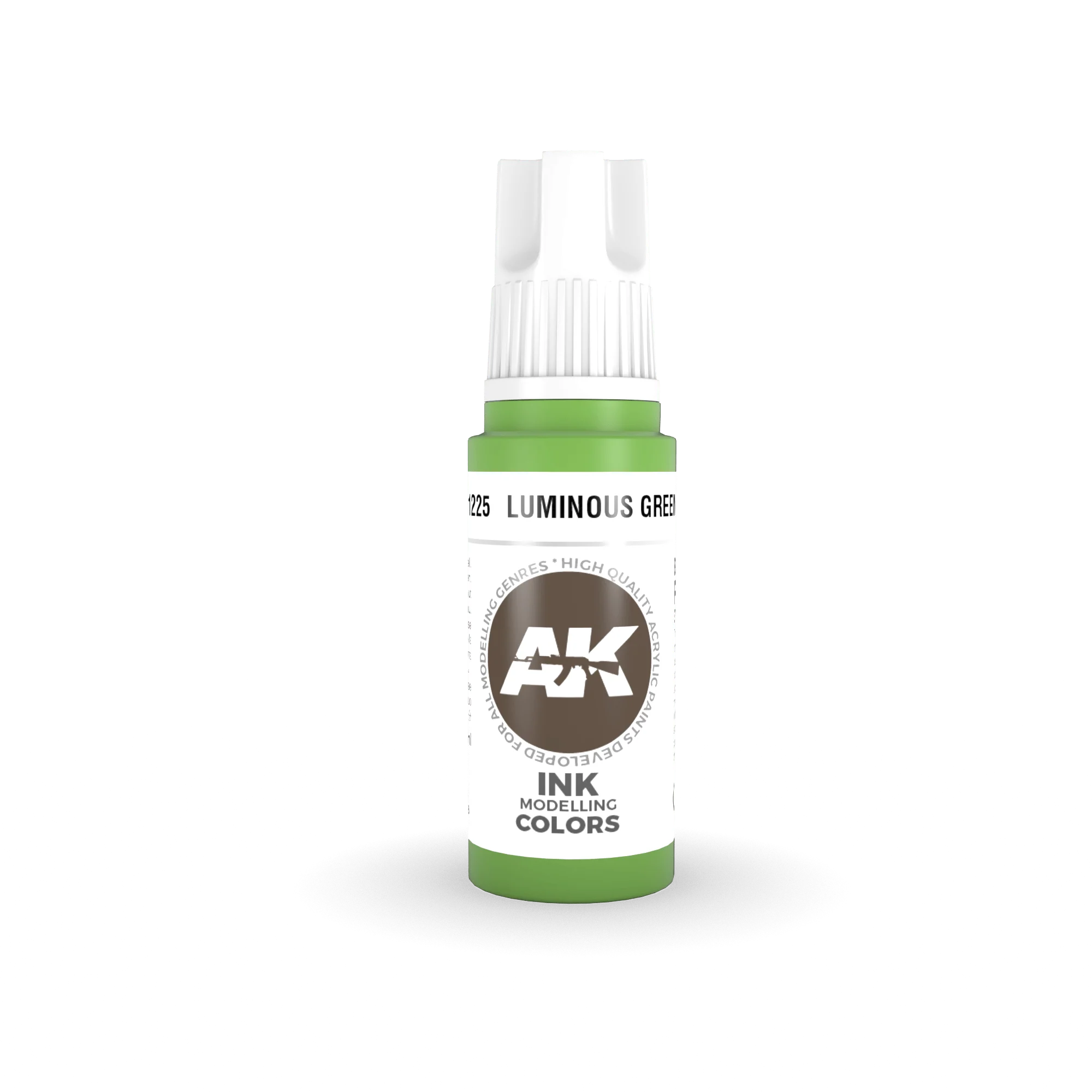 AK Interactive 3rd Gen Acrylics 17ml - Luminous Green Ink