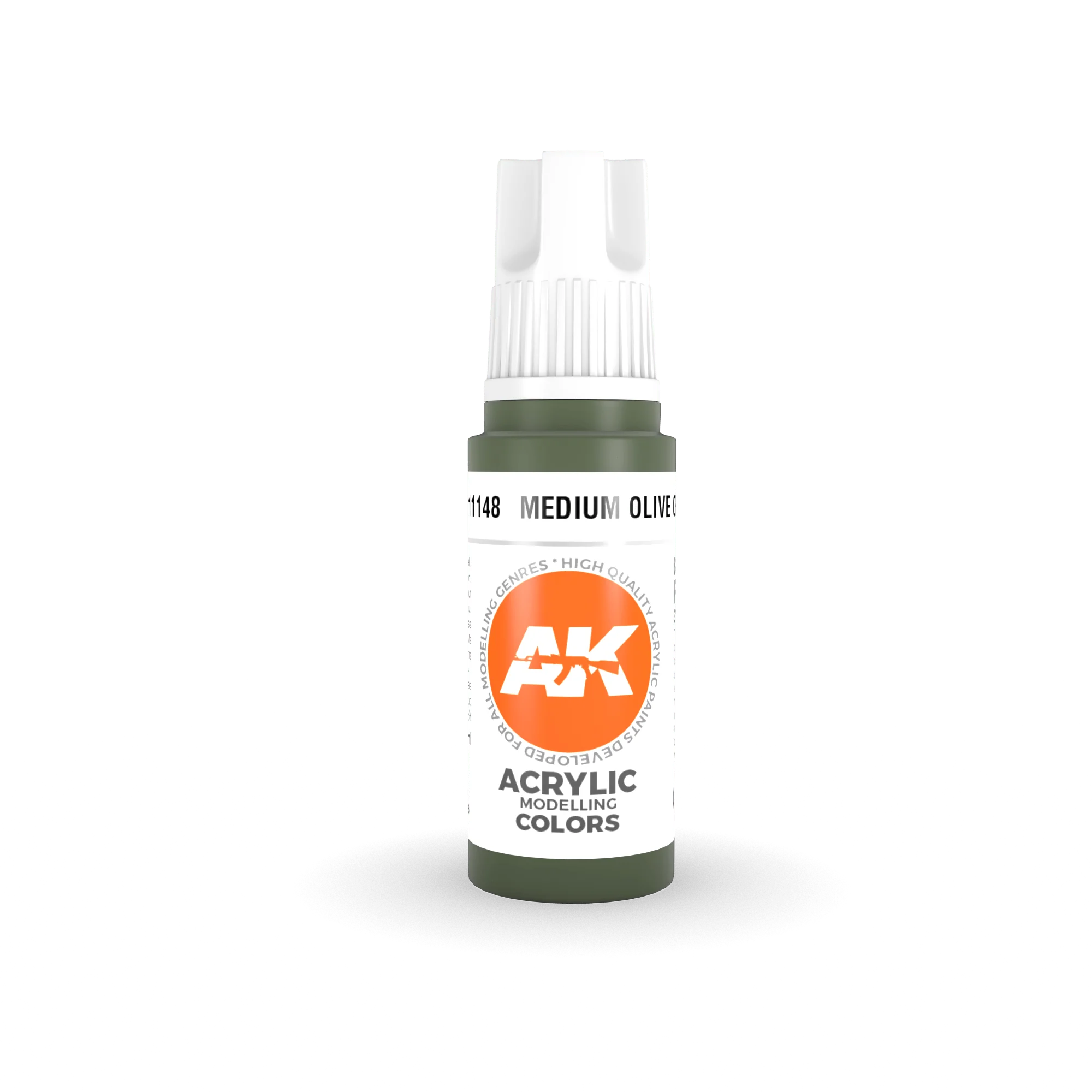 AK Interactive 3rd Gen Acrylics 17ml - Medium Olive Green