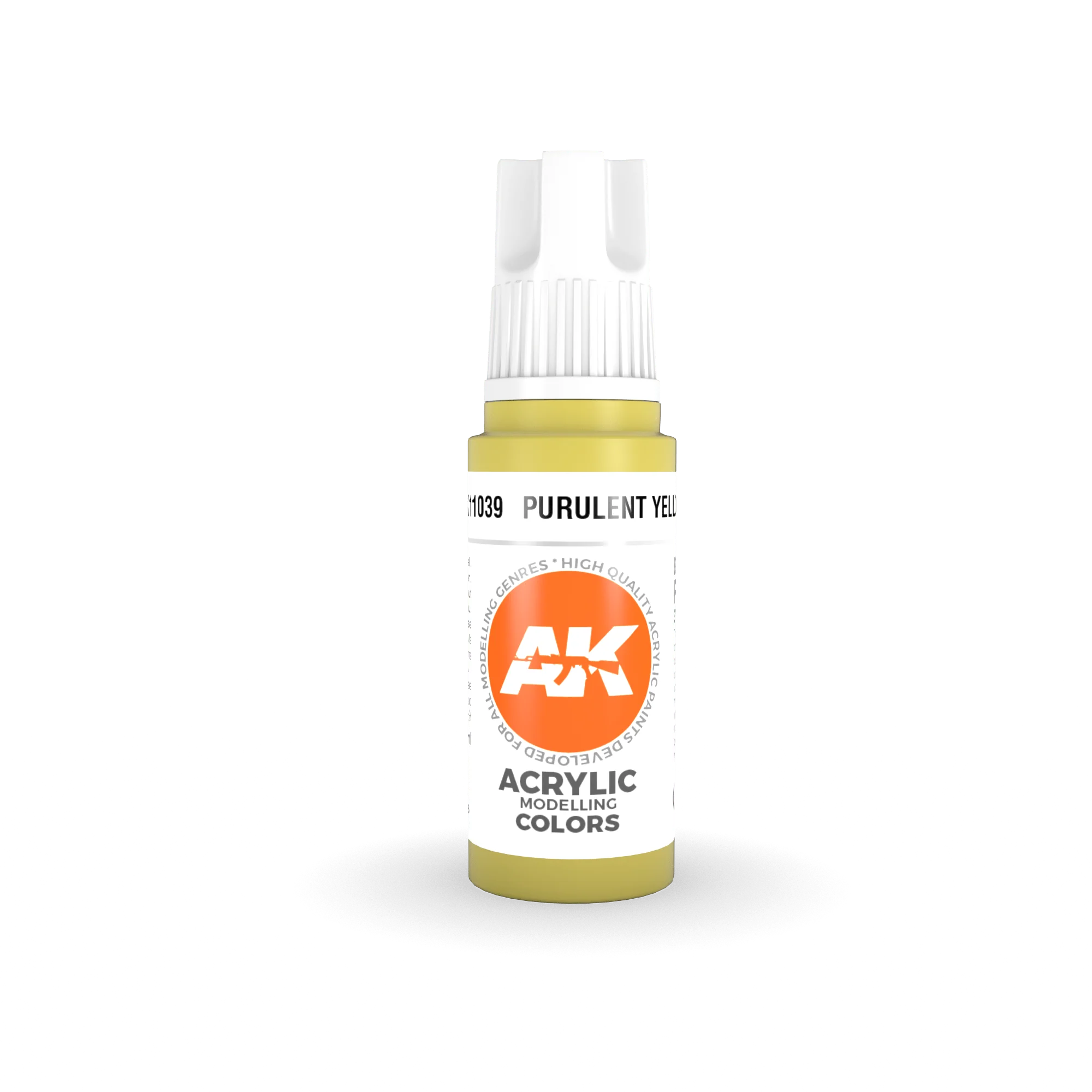 AK Interactive 3rd Gen Acrylics 17ml - Purulent Yellow