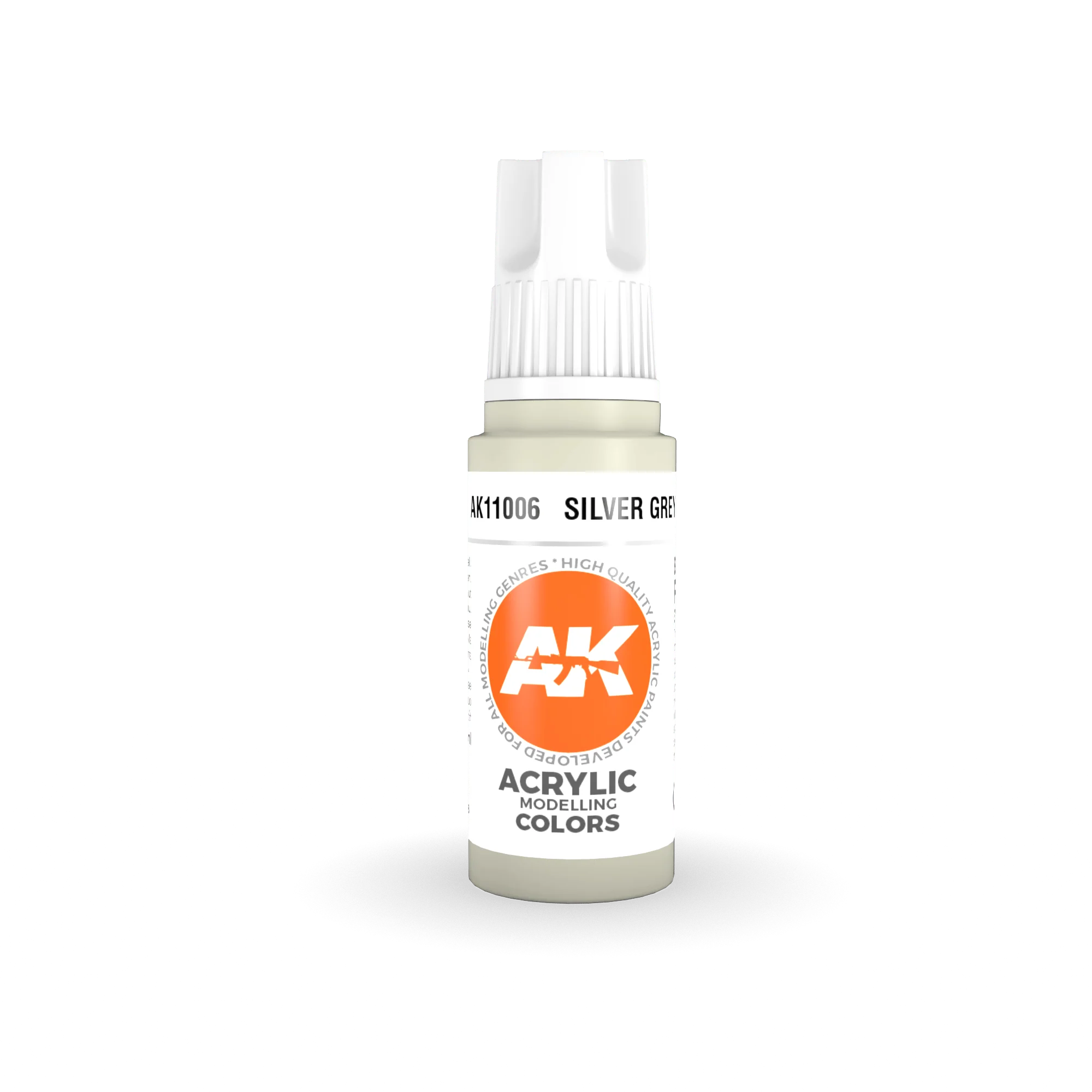 AK Interactive 3rd Gen Acrylics 17ml - Silver Grey