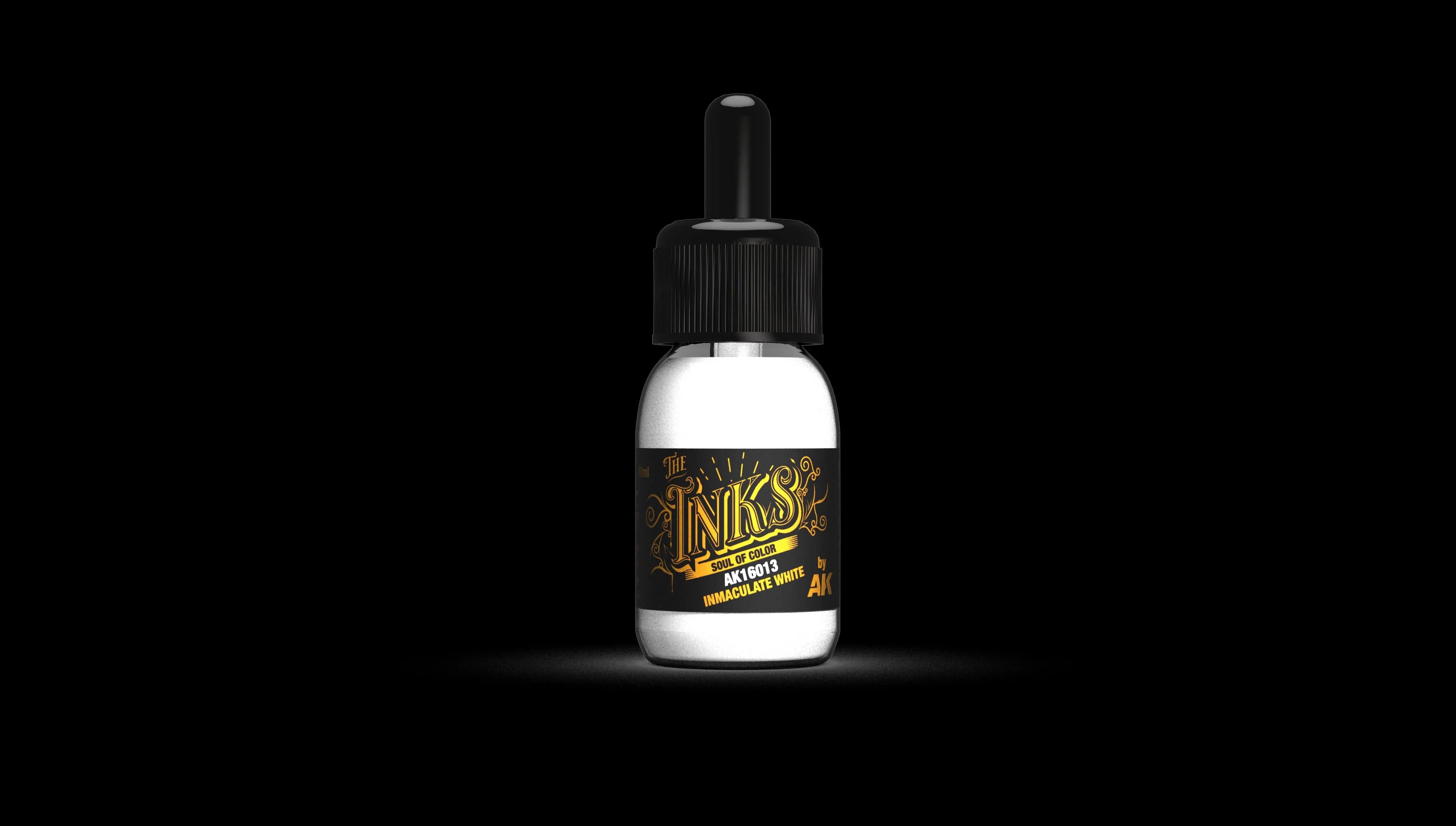 AK Interactive Acrylic Inks 30ml - Immaculate White