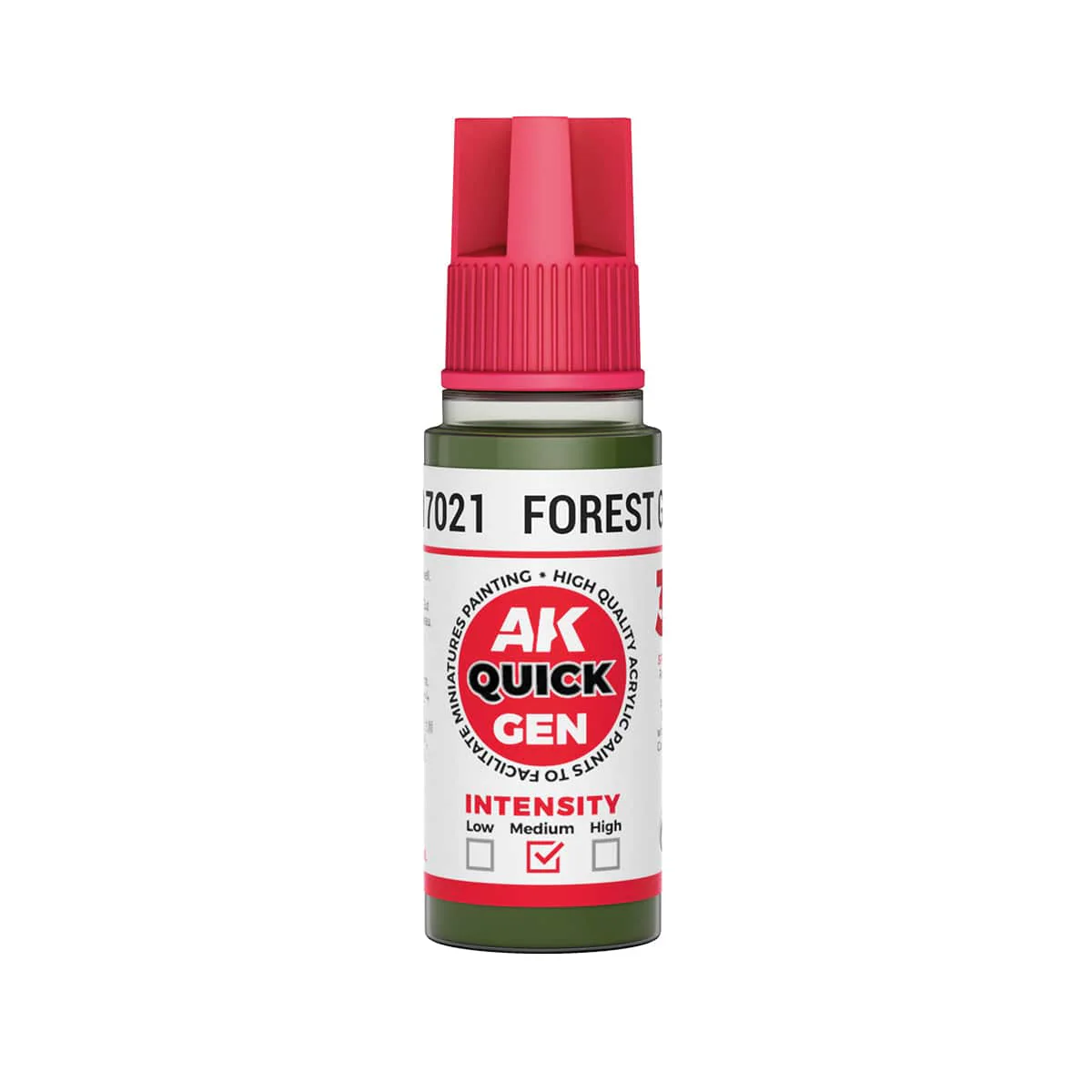 AK Interactive Quick Gen Acrylics 18ml - Forest Green