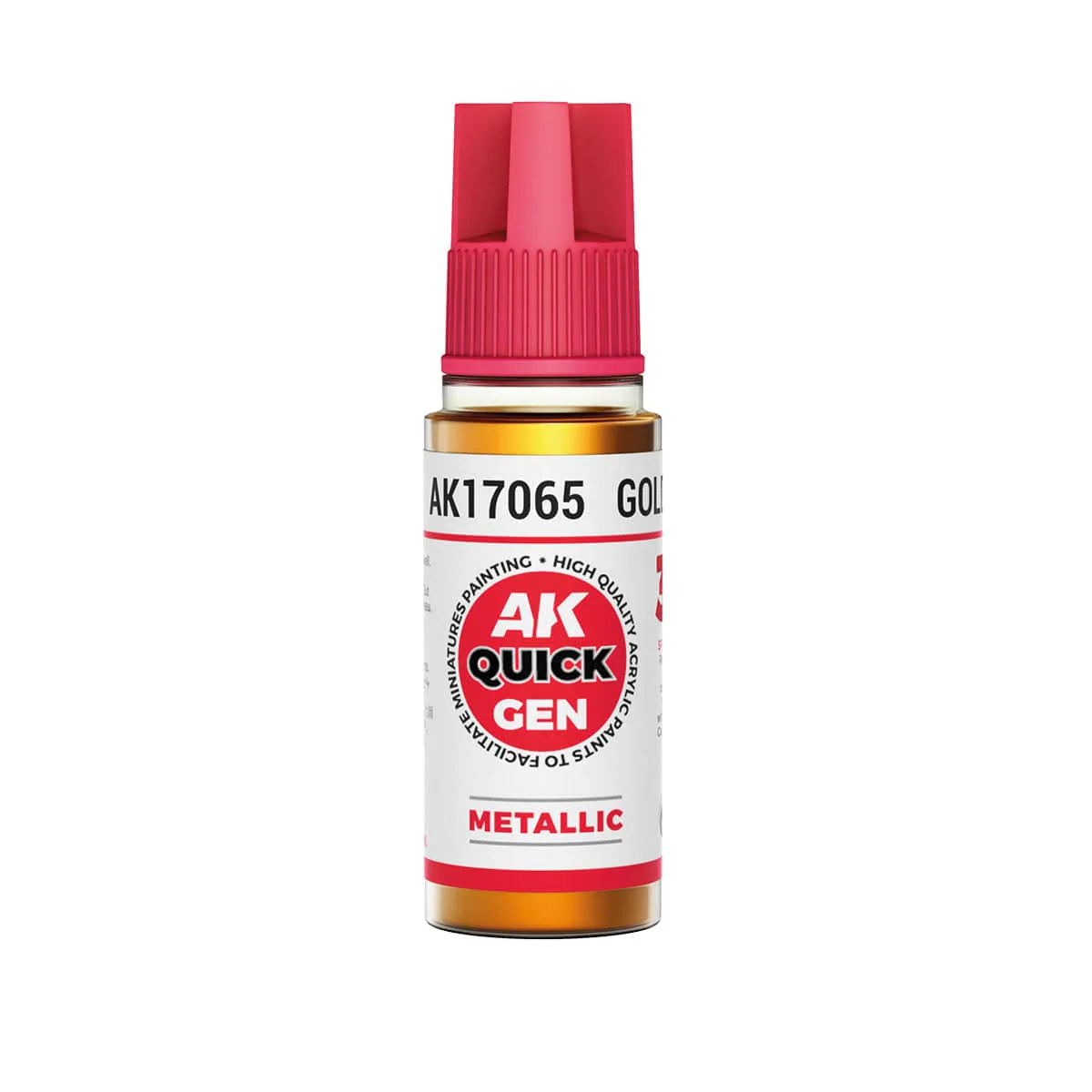 AK Interactive Quick Gen Acrylics 18ml - Gold
