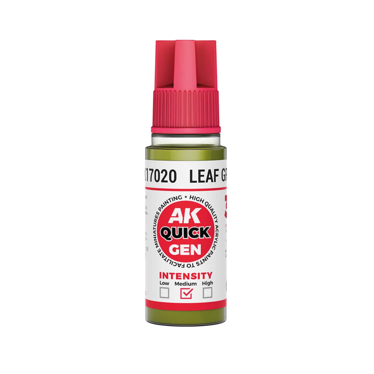 AK Interactive Quick Gen Acrylics 18ml - Leaf Green