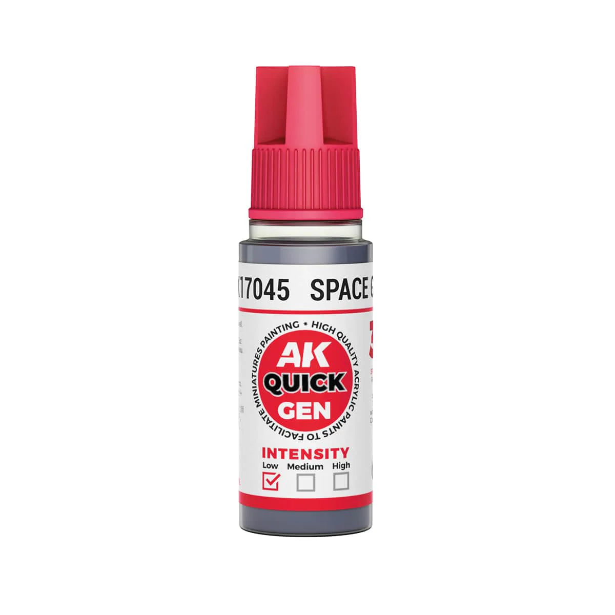 AK Interactive Quick Gen Acrylics 18ml - Space Grey