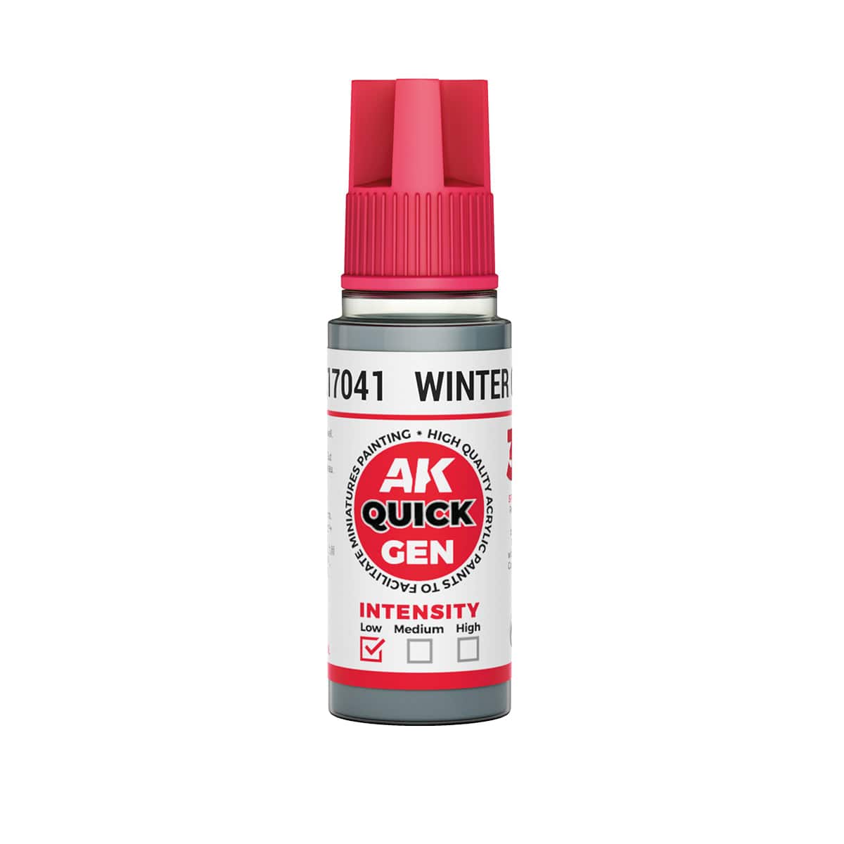 AK Interactive Quick Gen Acrylics 18ml - Winter Grey