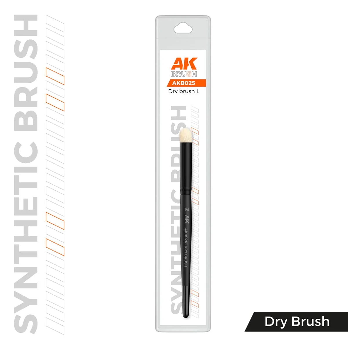 AK Interactive Synthetic Dry Brush - Size Large