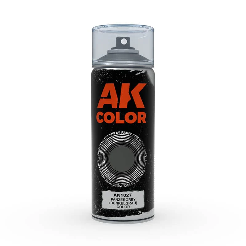 AK Interactive Wargame Primer Spray - Panzergrey (Dunkelgrau) 150ml