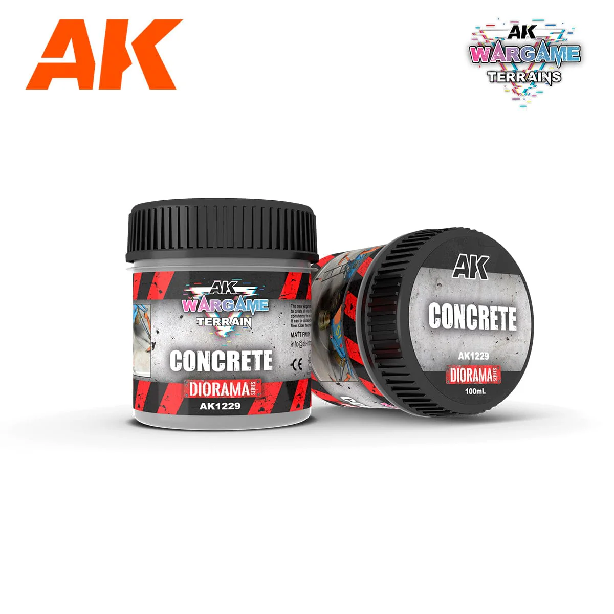 AK Interactive Wargame Terrains Concrete 100ml