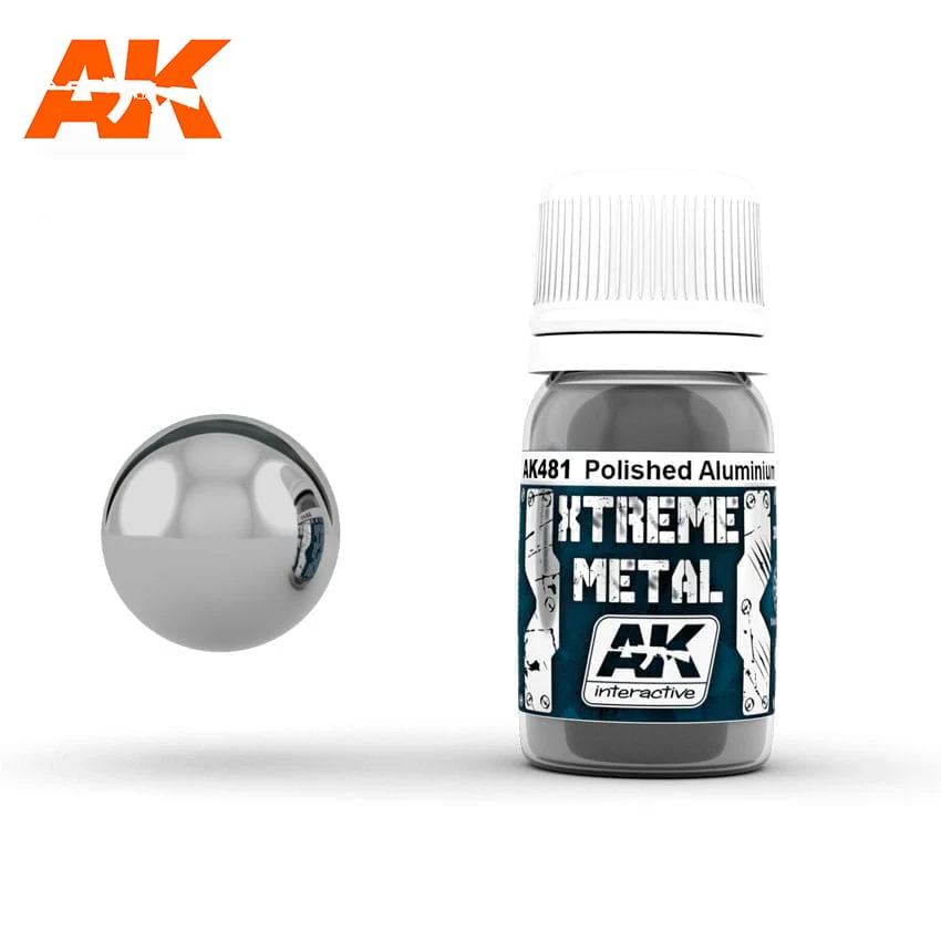 AK Interactive Xtreme Metal Polished Aluminium 35ml