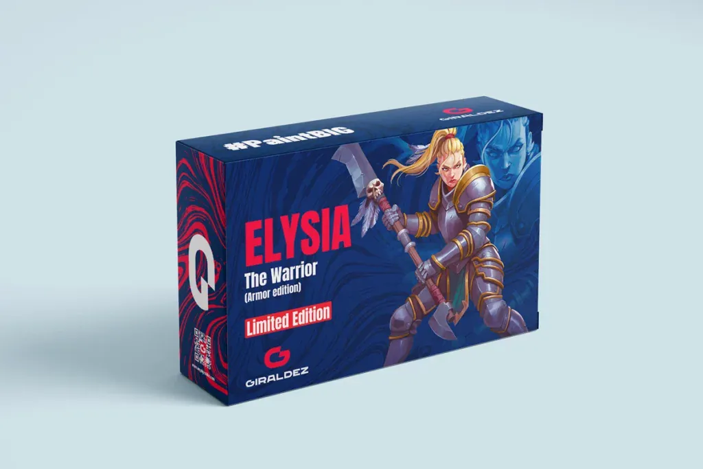 Angel Giraldez Miniatures - Elysia (Armor Version) - Limited edition - 54mm Figure