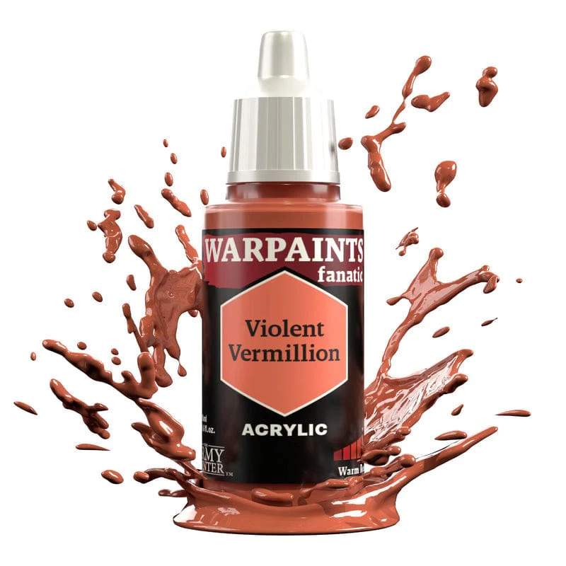 Army Painter Warpaints Fanatic 18ml- Violent Vermilion