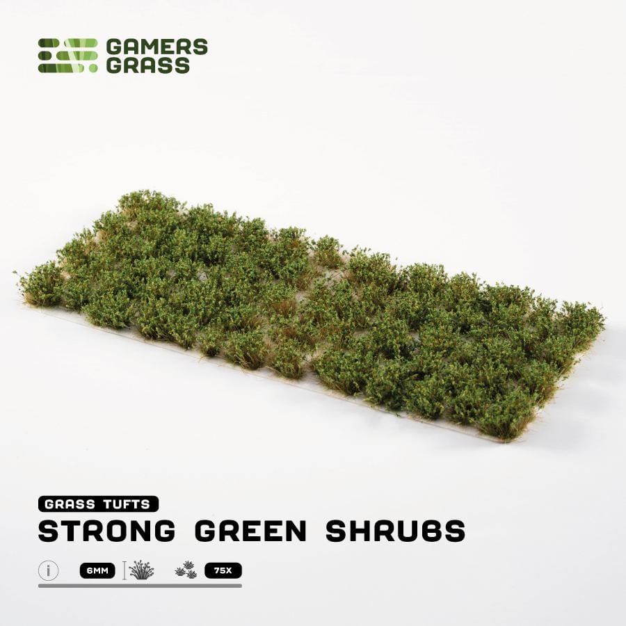 Gamer's Grass Tufts - Strong Green Shrubs
