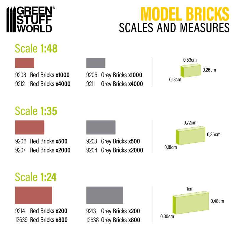 GSW Miniature Model Bricks - Grey x800 1:24 - Image 3