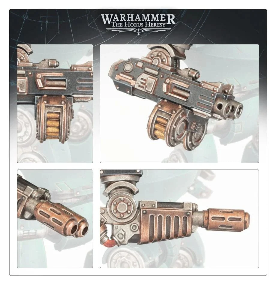 Horus Heresy Legiones Astartes Contemptor Dreadnought Weapons Frame 1 - Image 3