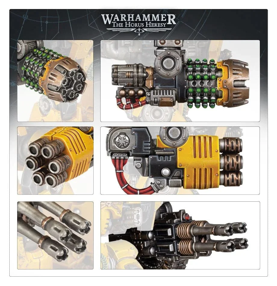 Horus Heresy Legiones Astartes Leviathan Siege Dreadnought Ranged Weapons Frame - Image 3