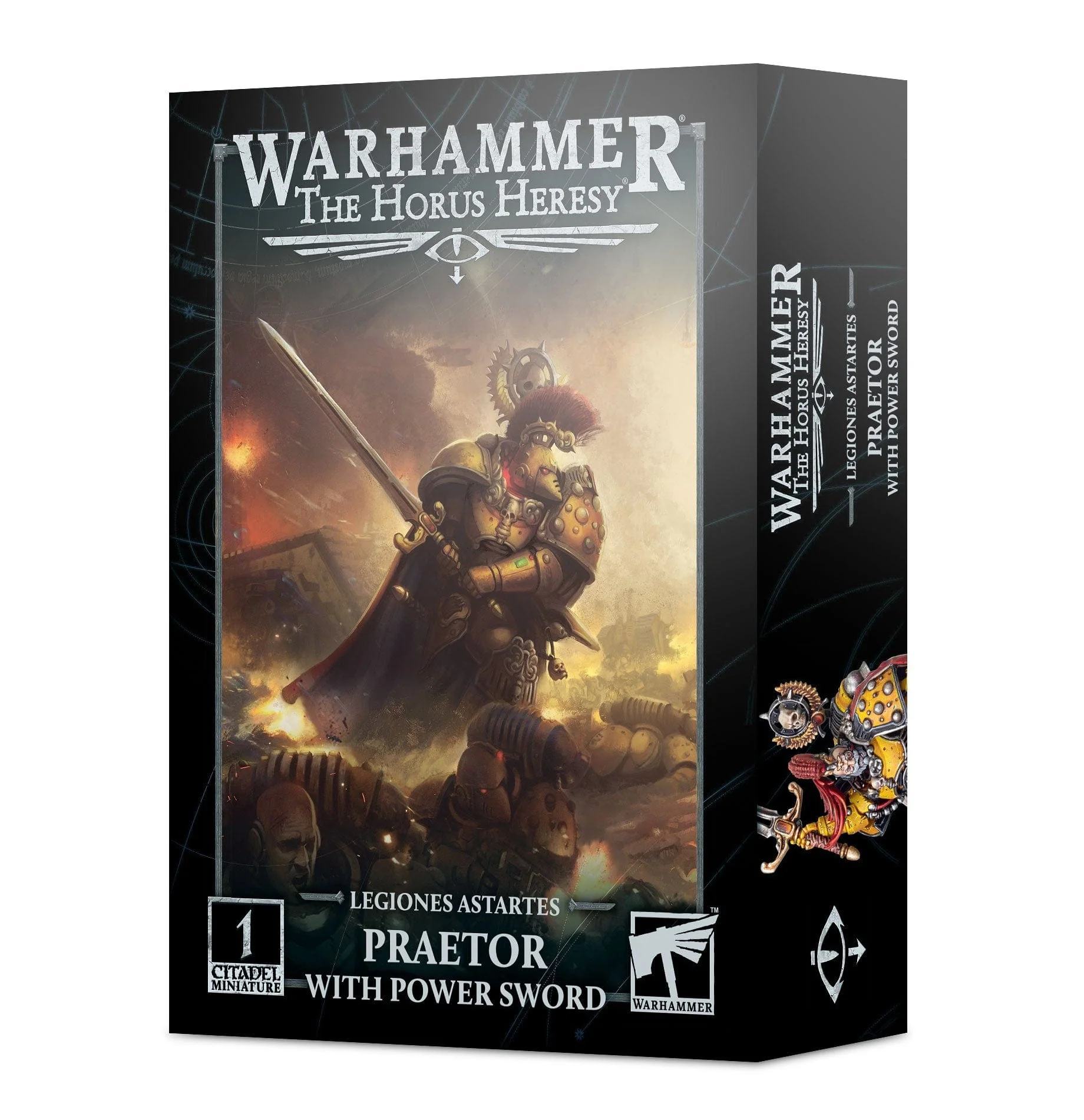 Horus Heresy Legiones Astartes Praetor with Power Sword
