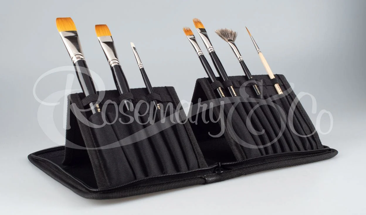 Rosemary & Co Brush Transport Case with Stand