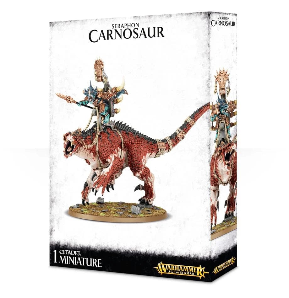 Seraphon Saurus Scar-Veteran / Oldblood on Carnosaur