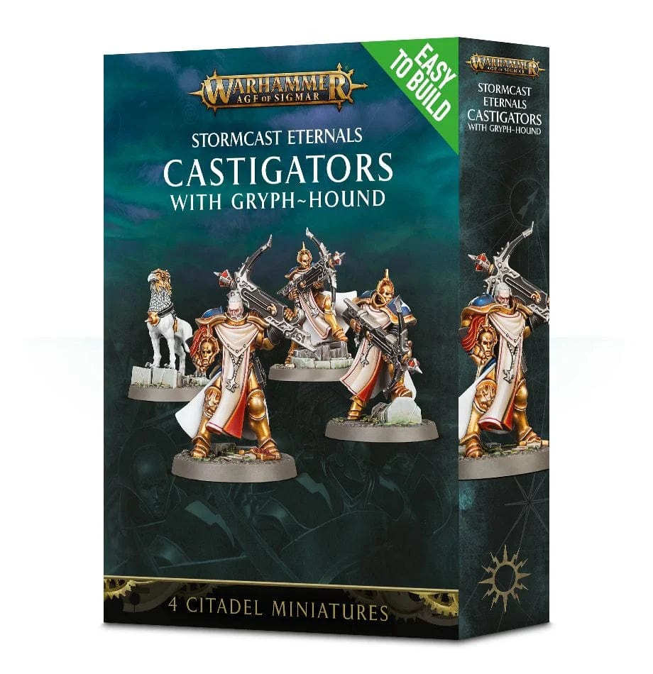 Stormcast Eternals Easy to Build Castigators with Gryph-hound