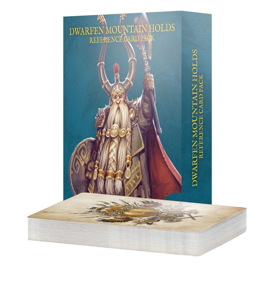 The Old World Dwarfen Moutain Holds Reference Card Pack